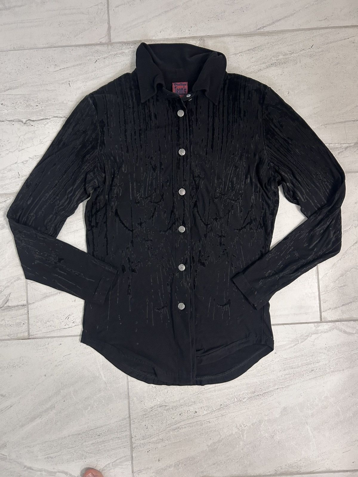 Jean Paul Gualtier AW98 "The Vampyre" Blood Drip Button Up