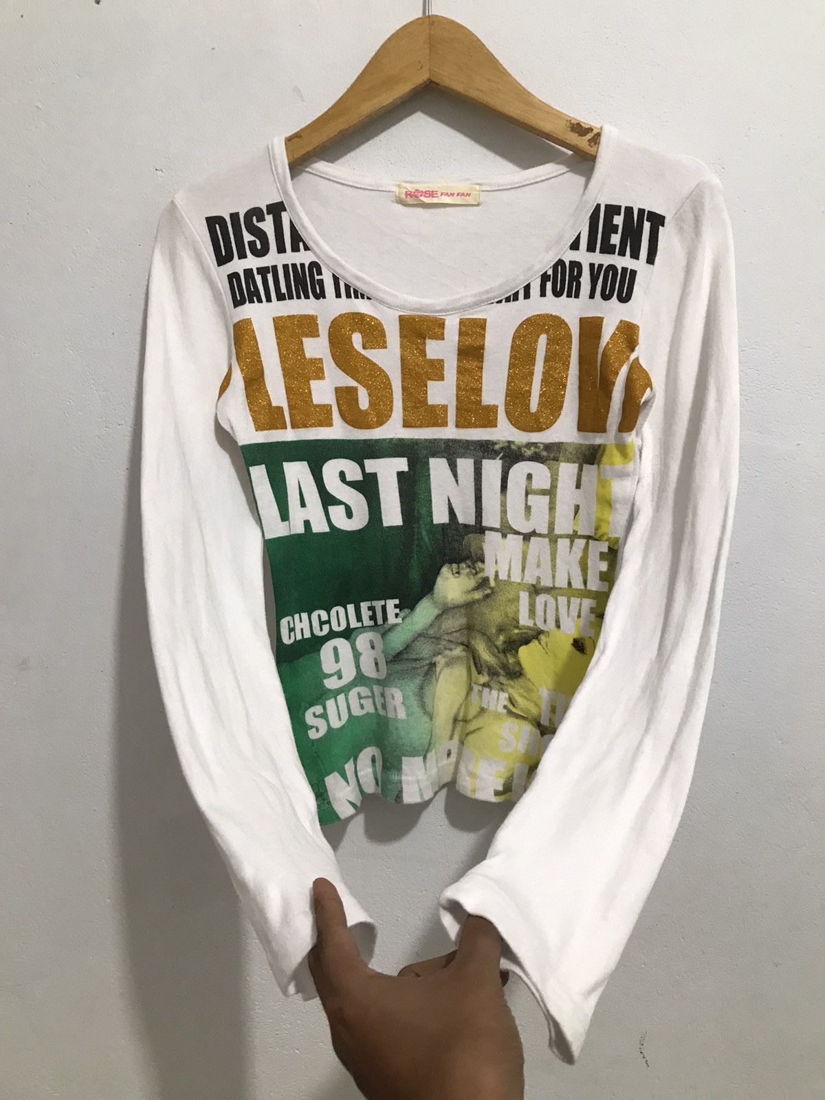 Hysteric Glamour Archive Naked Poem Lastnight Make Love Longsleeve Size M / US 6-8 / IT 42-44 - 4 Thumbnail