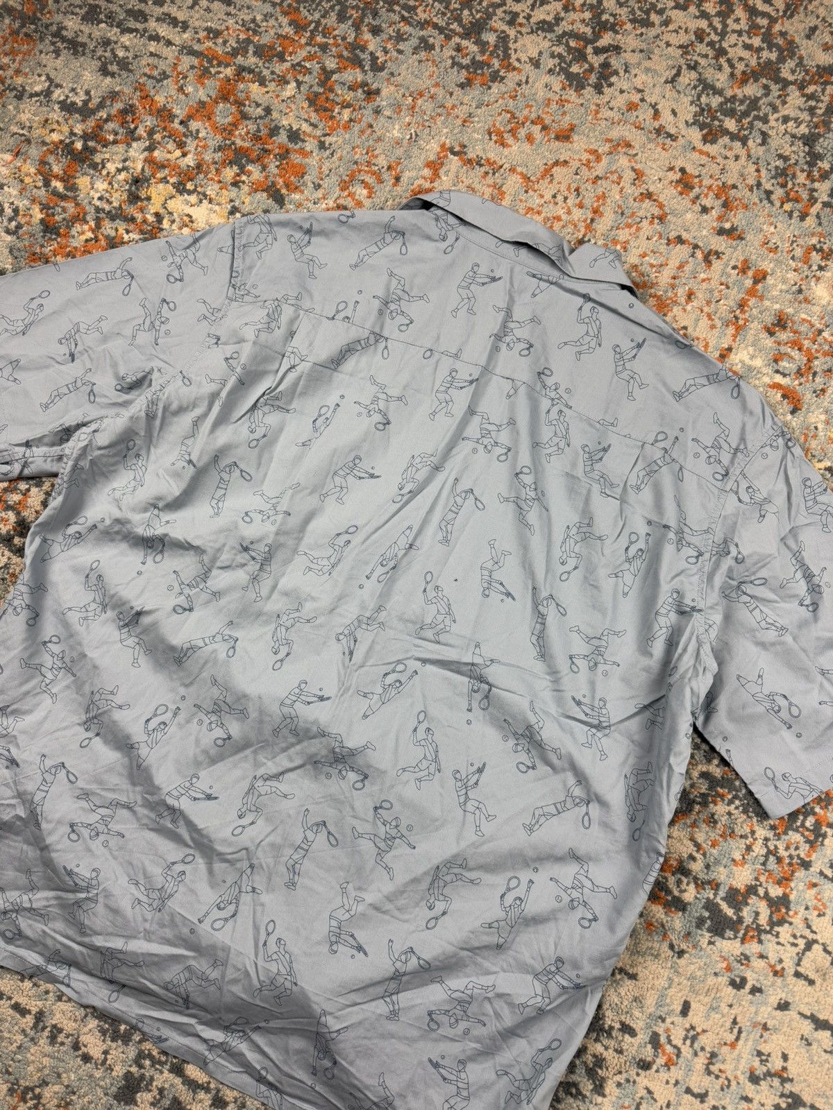 JW Anderson × Uniqlo J.W Anderson x Uniqlo tennis player print short sleeve shirt Size US XL / EU 56 / 4 - 3 Thumbnail