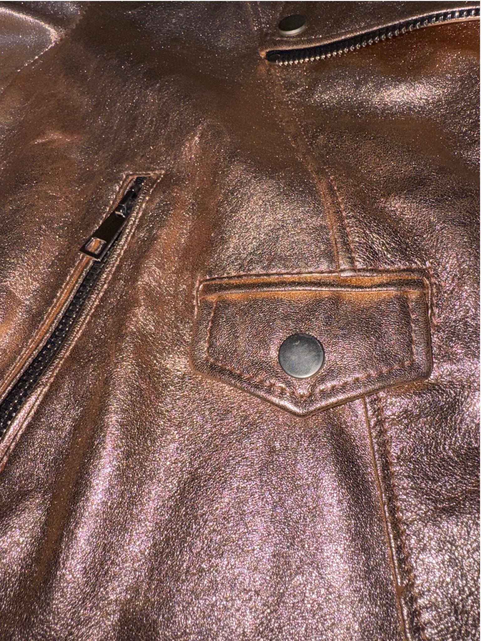 Other Milano Boutique - Pink Rockstar Leather Jacket Size S / US 4 / IT 40 - 4 Thumbnail