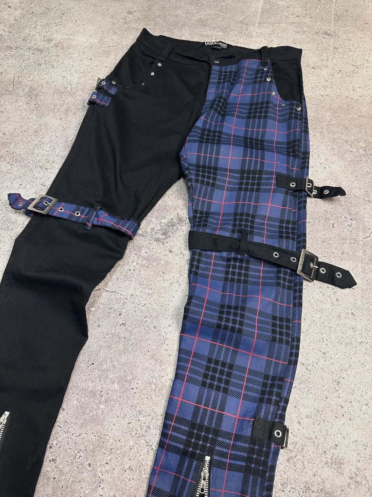 Gotcha 👉 Vintage Gothicana EMP Y2K Gothic Pants Metal Style Size US 34 / EU 50 - 5 Thumbnail