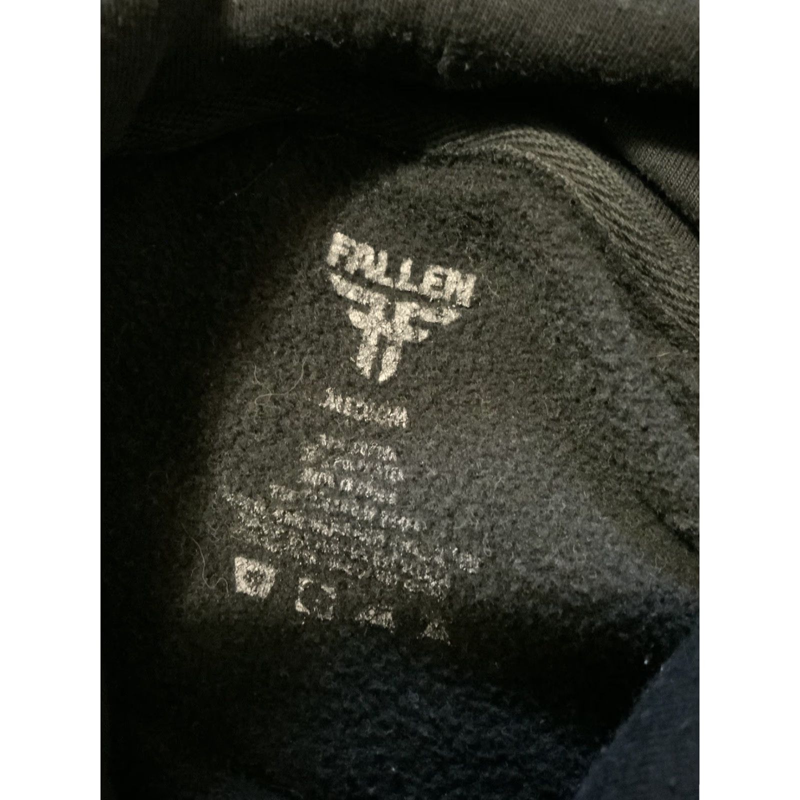 Vintage Y2K Fallen Skateboards Thunderbird Black Fleece Graphic Pullover Hoodie M Men Hoodie Pullover Black Skateboarding Distressed Size US M / EU 48-50 / 2 - 5 Thumbnail