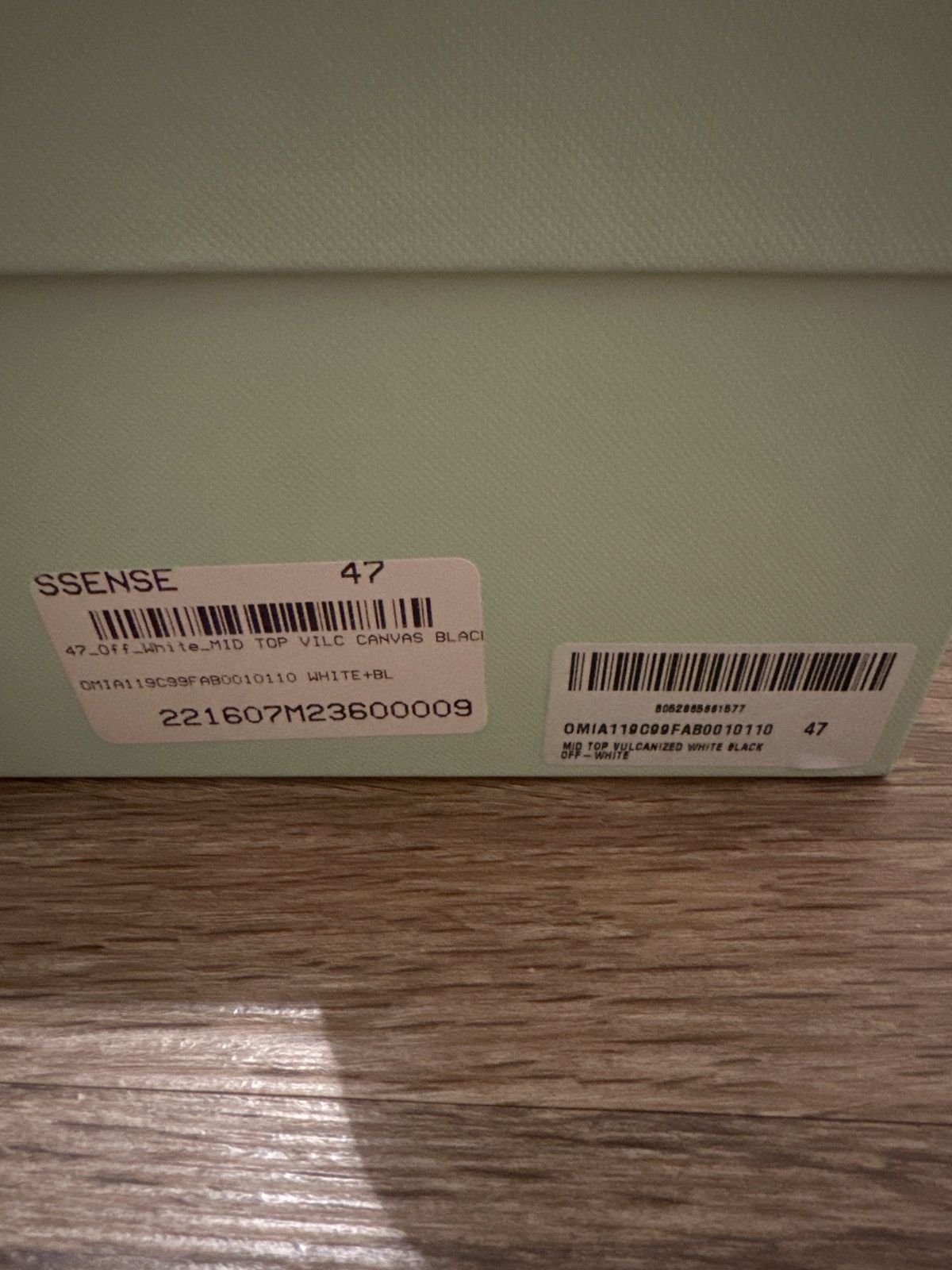 Off-White Off White Vulcanized Sneaker White Size US 14 / EU 47 - 9 Thumbnail