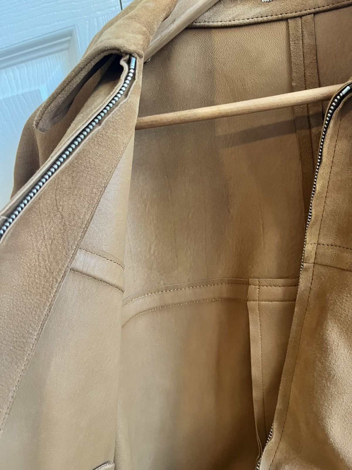 Auralee LAMB SUEDE ZIP BLOUSON - CAMEL Size US M / EU 48-50 / 2 - 4 Thumbnail