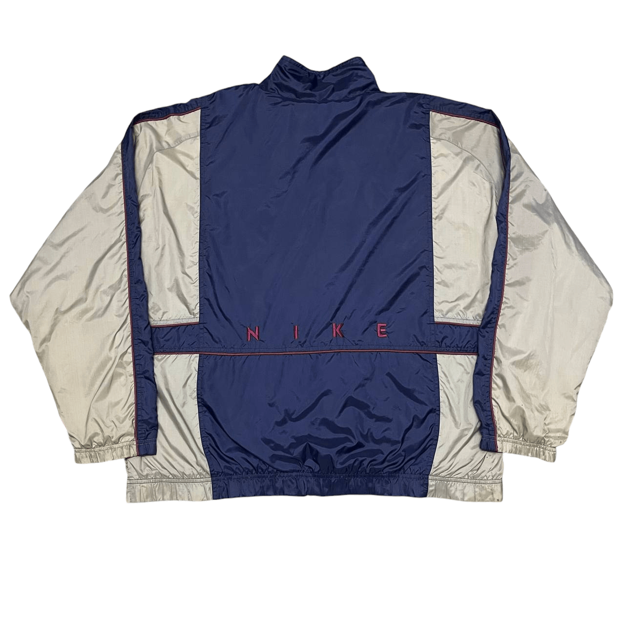 Nike Vintage 90's Nike Spellout Windbreaker Jacket Size US XL / EU 56 / 4 - 1 Thumbnail