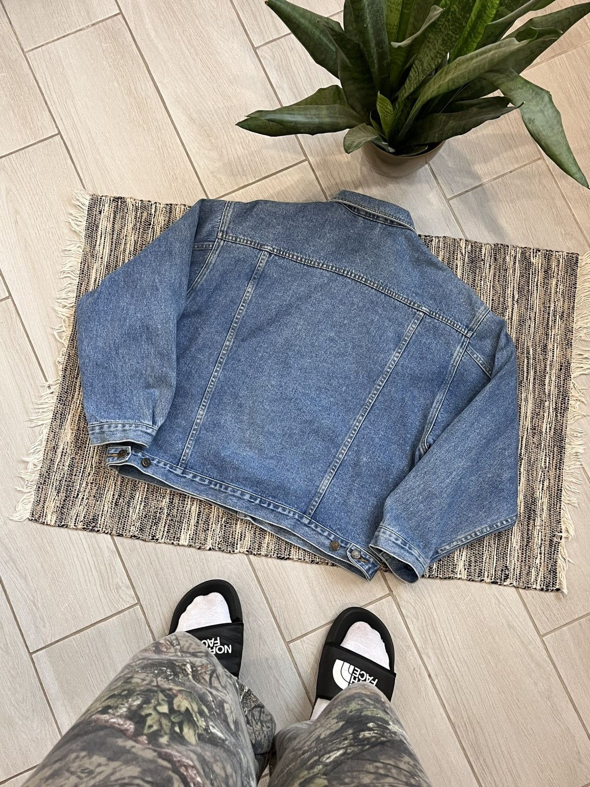 Levi's × Vintage Vintage ninty 9 Denim Jacket cropped workwear 90s Size US M / EU 48-50 / 2 - 2 Thumbnail