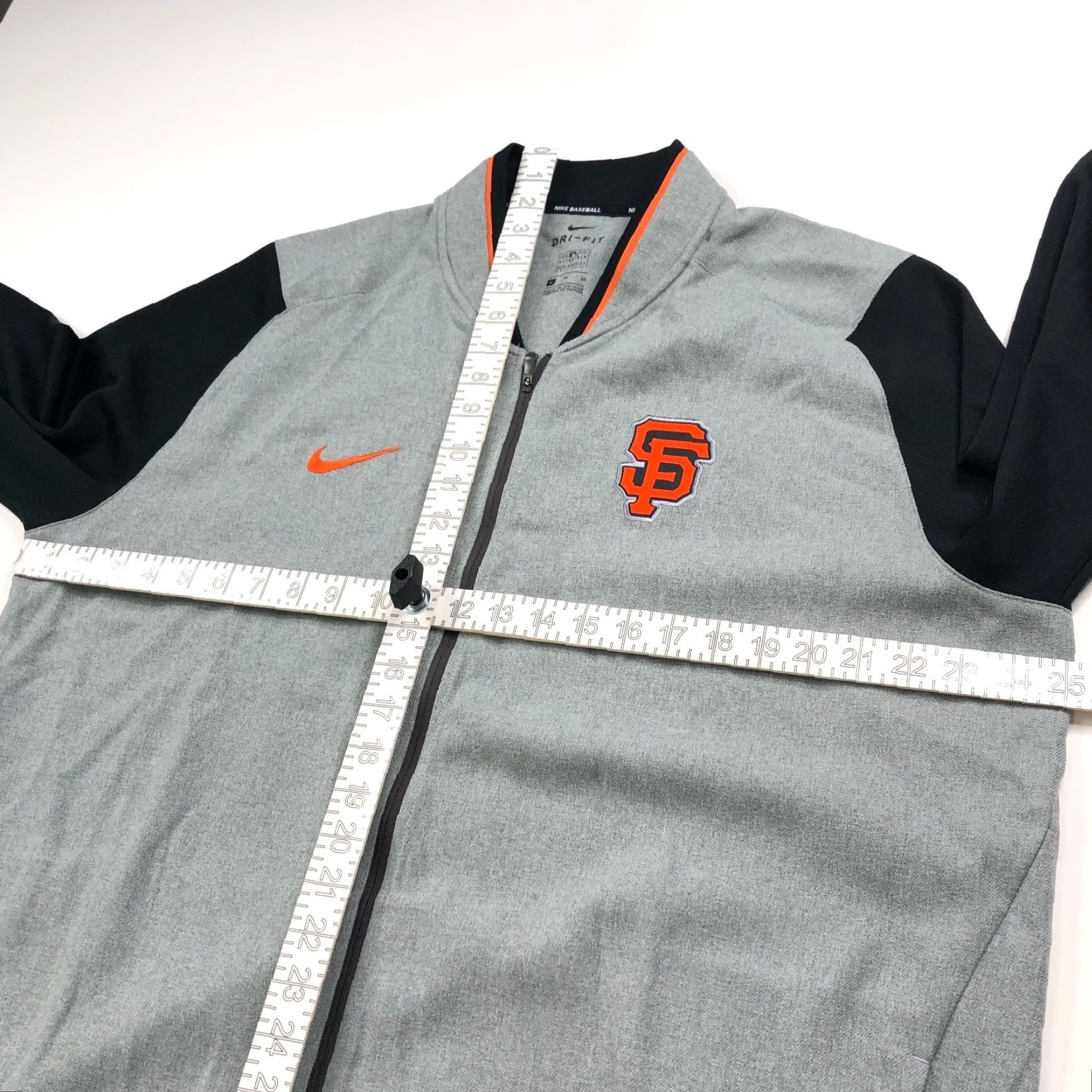 Nike Nike San Francisco Giants MLB Jacket Mens XL Gray Black Full Zip Size US XL / EU 56 / 4 - 5 Thumbnail