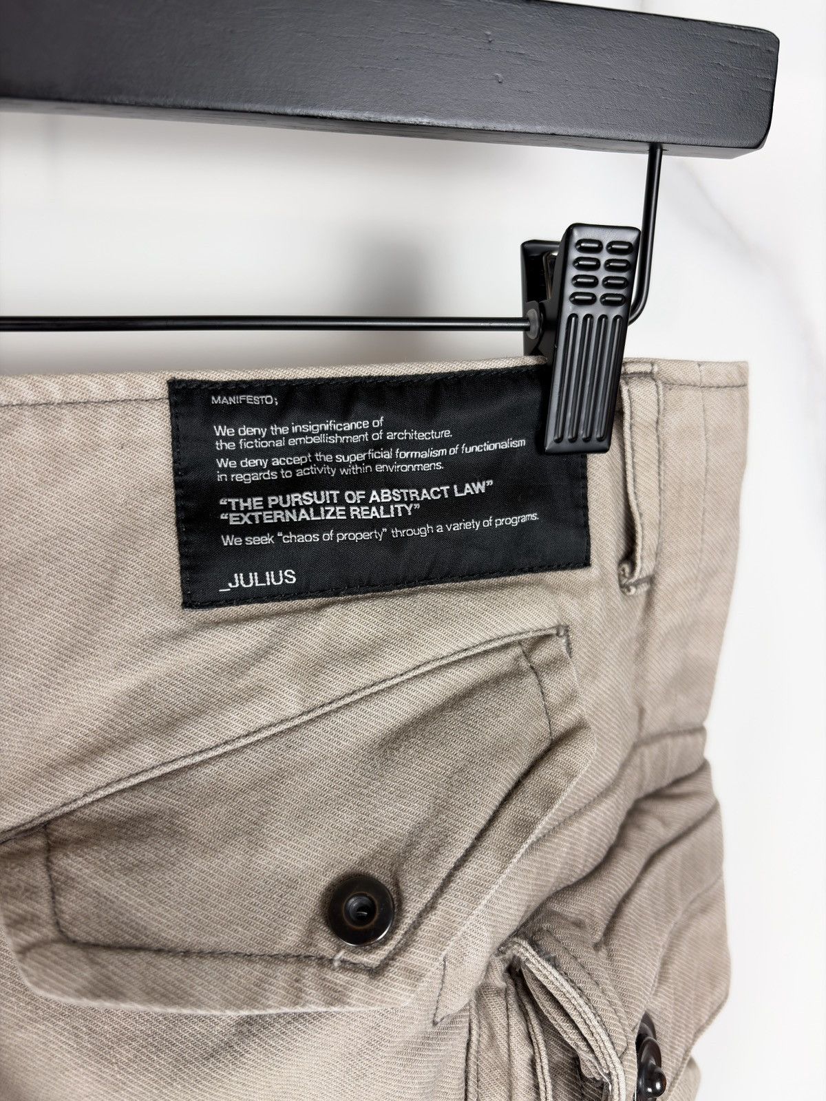 Julius FW10 Julius 7 Goth_Ik Gasmask Cargo Pocket Pants Size US 28 / EU 44 - 5 Thumbnail