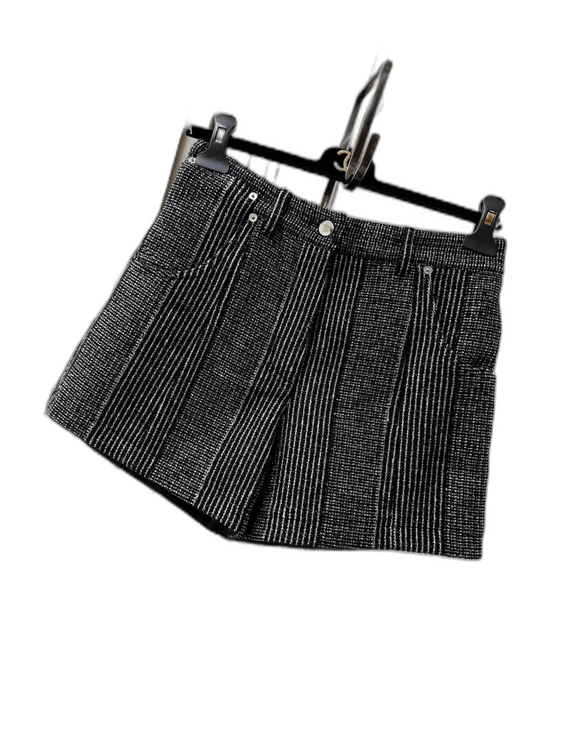 Louis Vuitton Louis Vuitton Striped Tweed Shorts Size 34 Size 34" / US 12 / IT 48 - 1 Thumbnail
