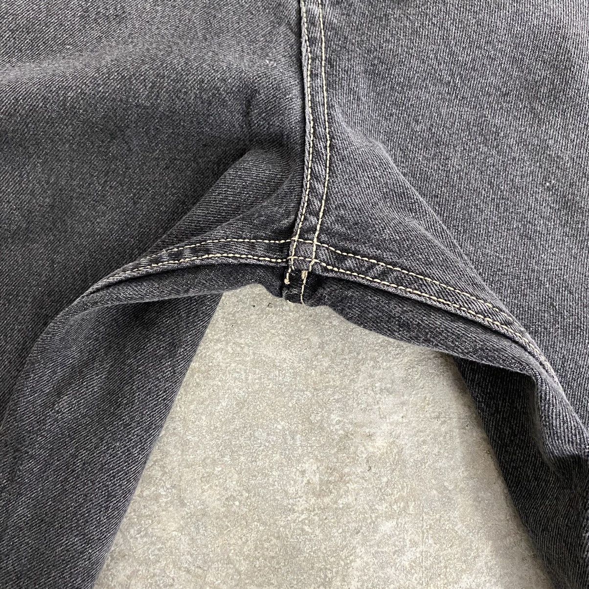 JNCO Vintage Freaky Massivebob Faded Grey Baggy Denim Jeans Size US 29 - 13 Thumbnail