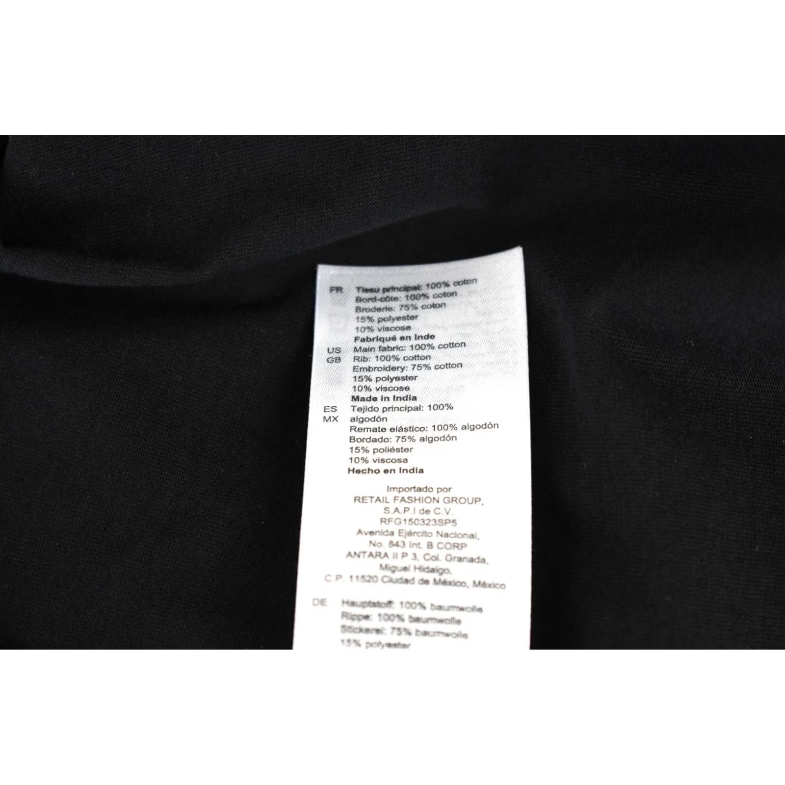 Sandro Sandro Henria T-Shirt Damen Alle Jahreszeiten MEDIUM Pullover Shirt Womens Medium Black Logo Crew Neck All Seasons Size M / US 6-8 / IT 42-44 - 6 Thumbnail