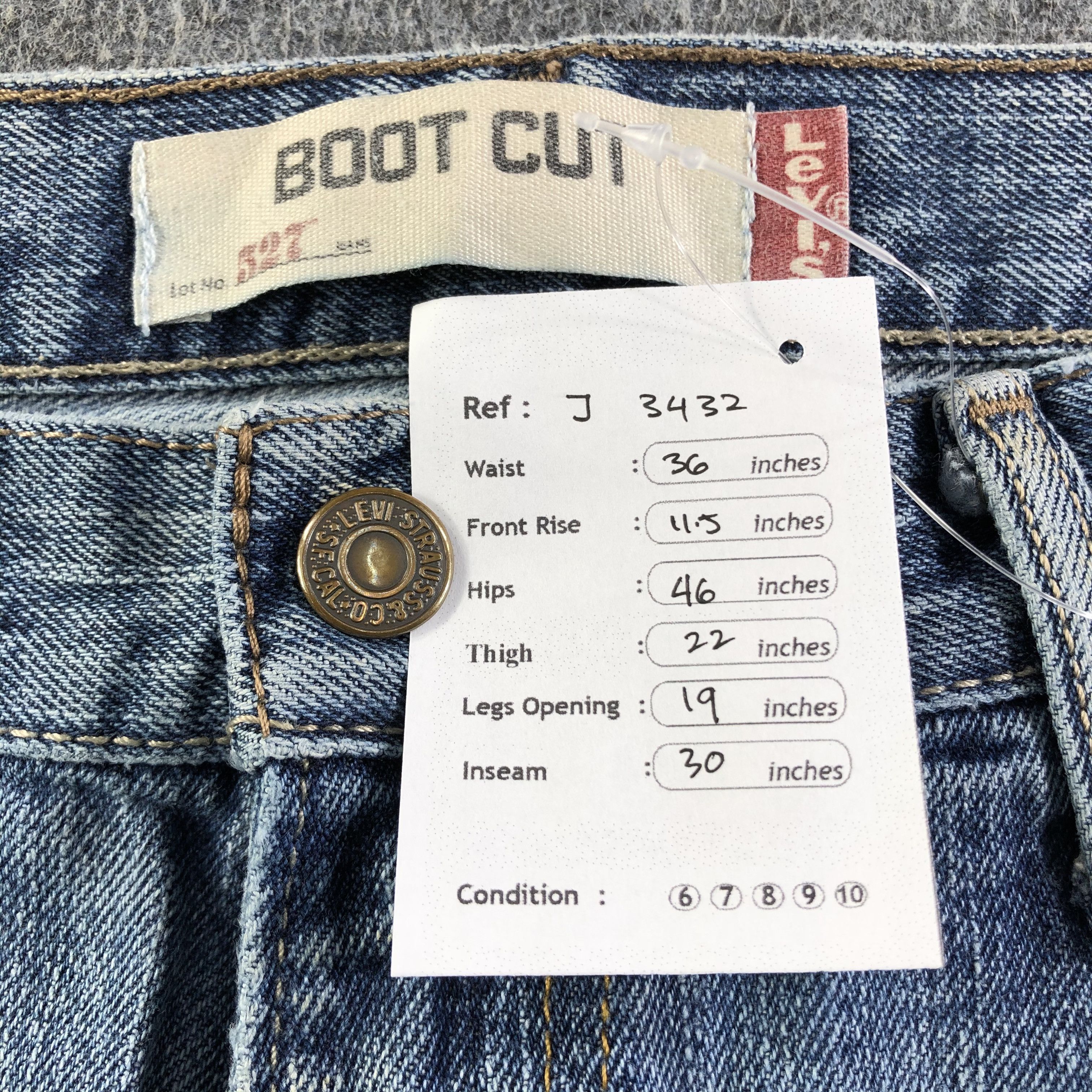 Levi's Vintage Levis 527 Jeans-J3432 Size US 36 / EU 52 - 12 Thumbnail