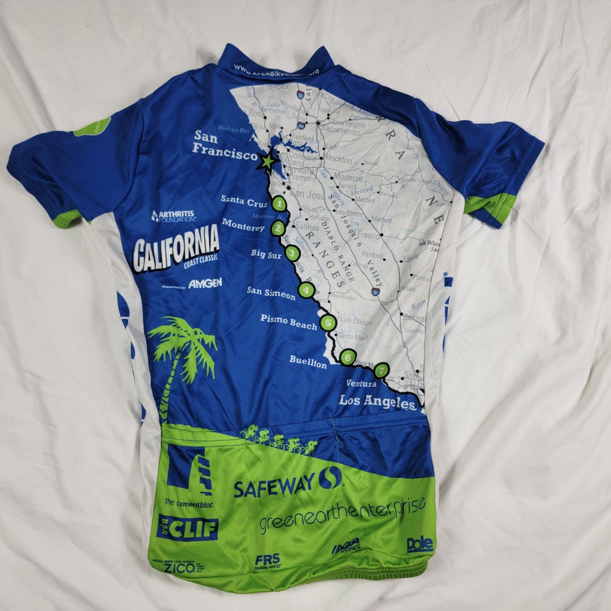 Other Voler Mens Small Blue White California Coast Classic Cycling Size US S / EU 44-46 / 1 - 2 Thumbnail