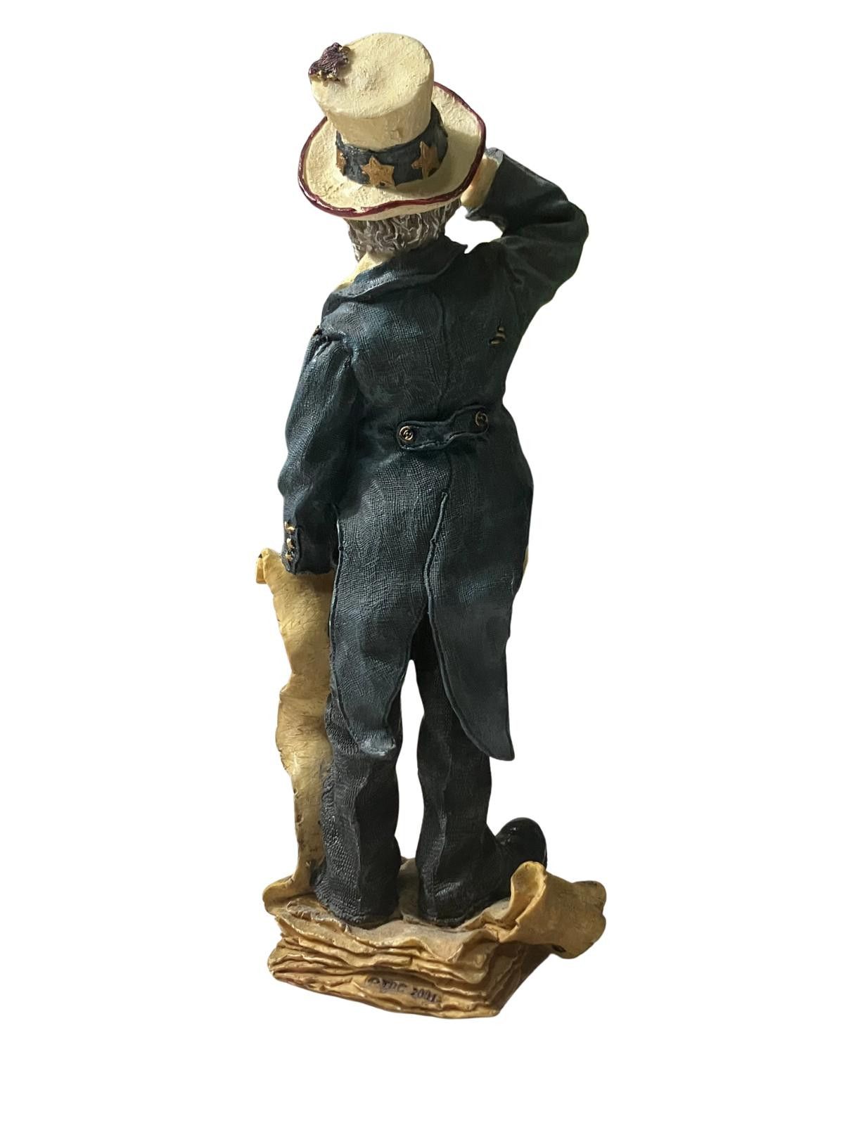 Other Vintage Uncle Sam Figurine Holding Scroll 2001 Size ONE SIZE - 3 Thumbnail