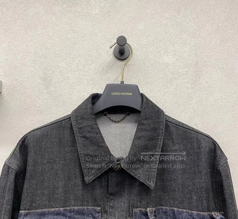 Louis Vuitton LV Dark Blue Denim Jacket with Pocket. Size US L / EU 52-54 / 3 - 4 Thumbnail