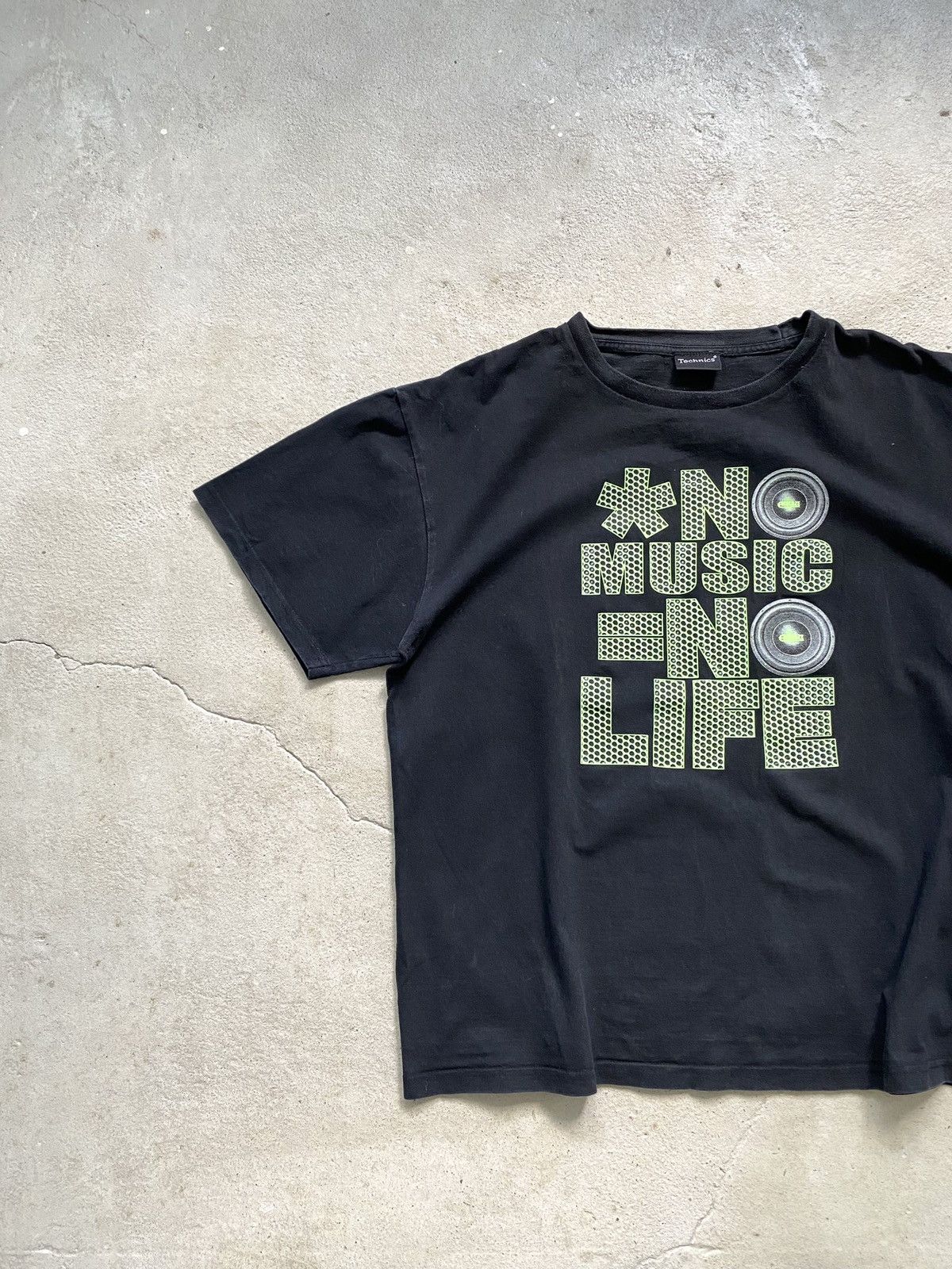 Rap Tees × Vintage Rare! 1990’s Vintage Technics No Music No Life T Shirt Size US M / EU 48-50 / 2 - 2 Thumbnail