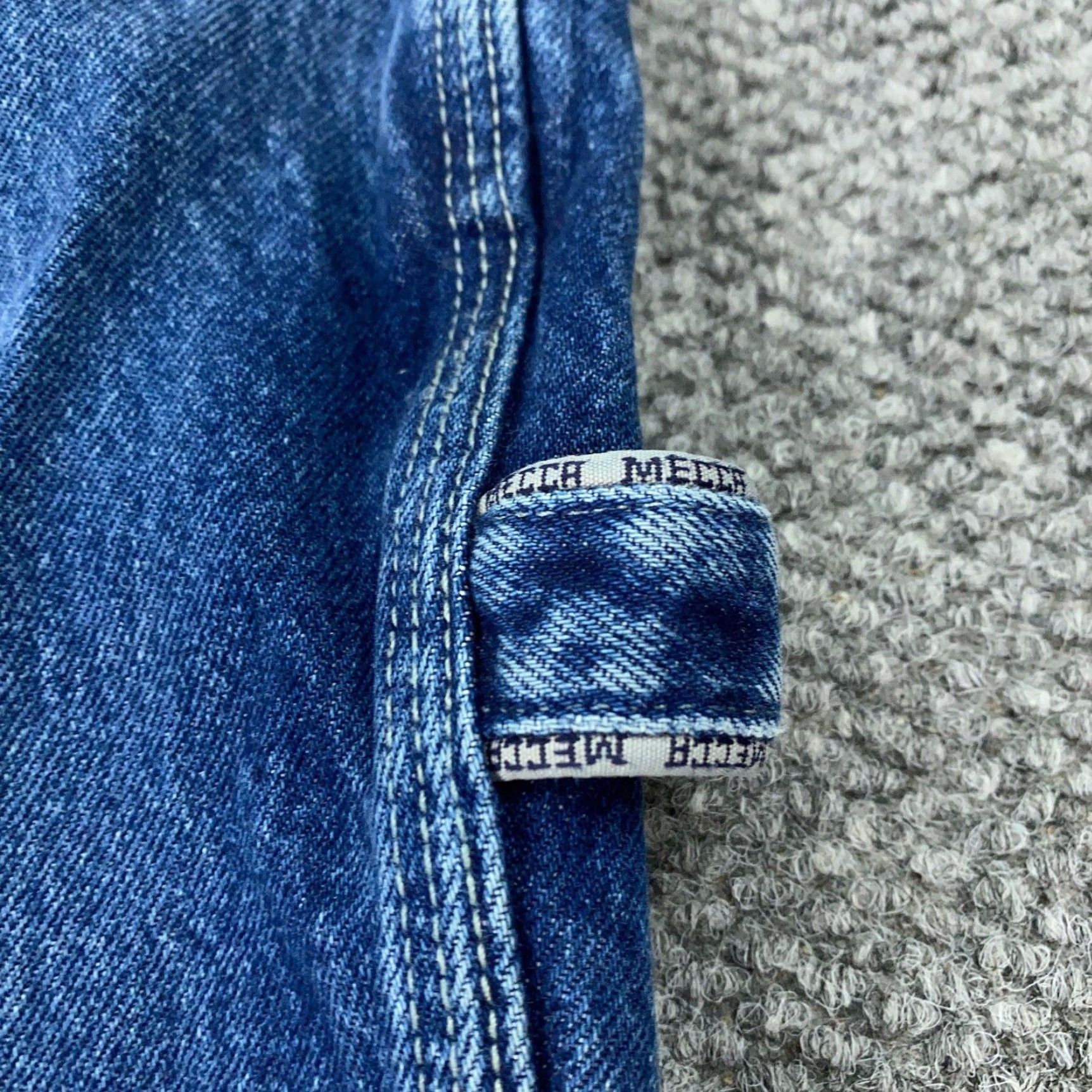 Vintage VINTAGE Mecca Jeans Men’s Size 48 Carpenter Relaxed Fit Denim Baggy 90s Hip Hop Retro Y2K Size US 30 / EU 46 - 7 Thumbnail