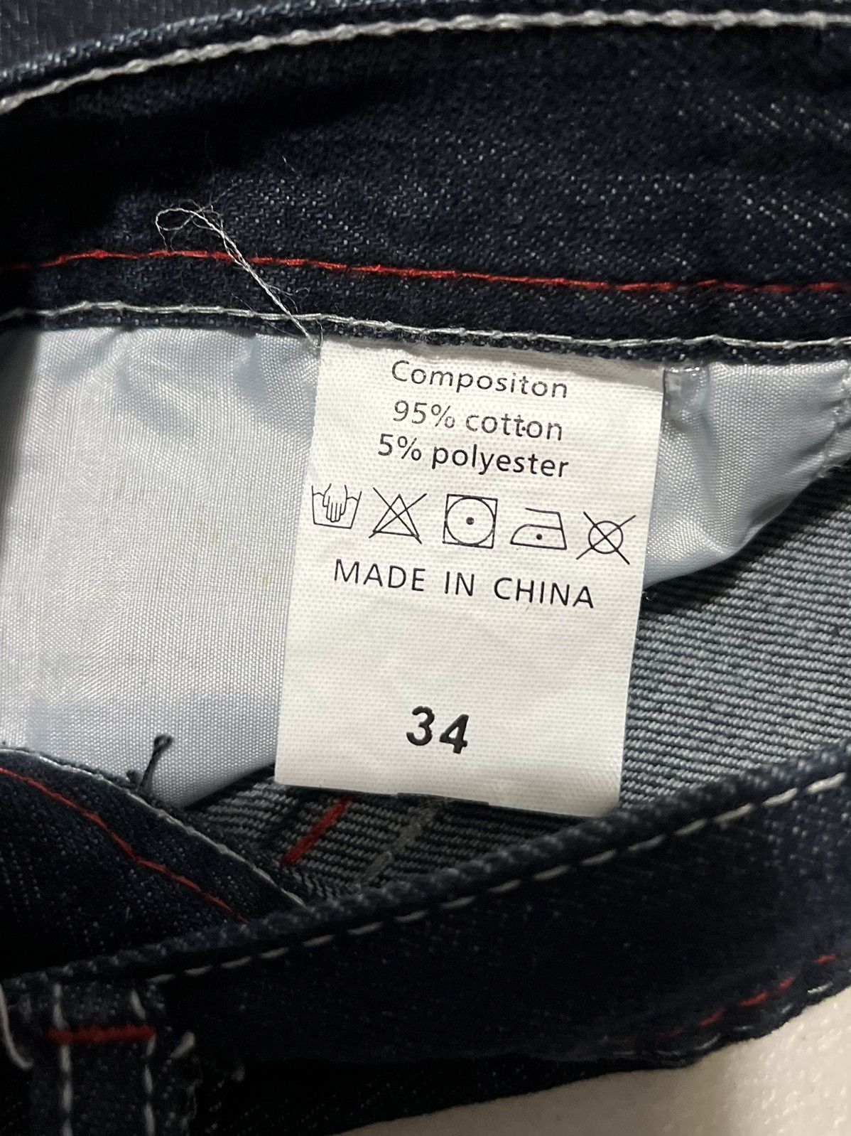 Other Men's Skull Print Loose Jeans Size US 34 / EU 50 - 2 Thumbnail