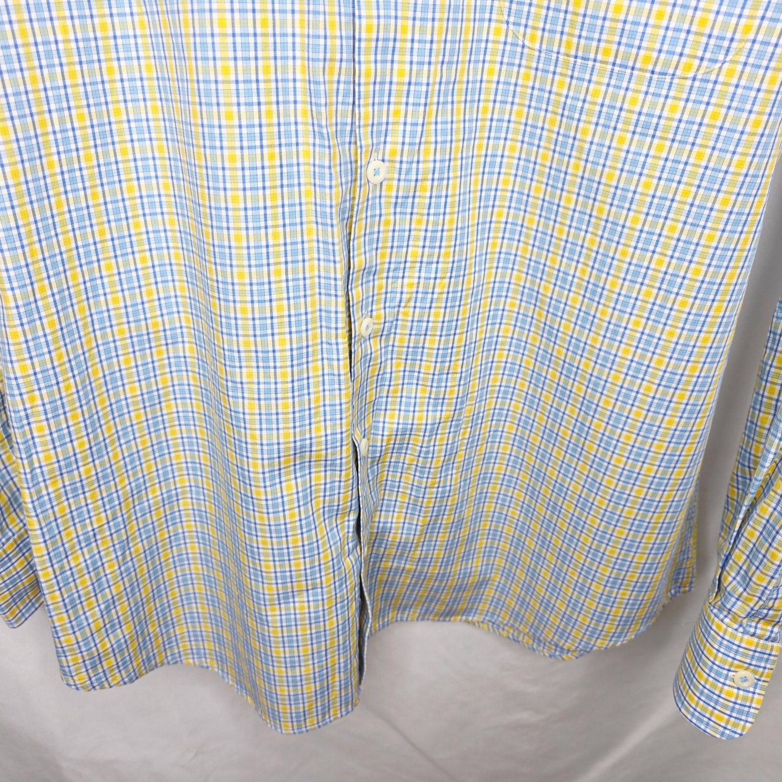 Peter Millar Peter Millar Button Front Plaid Long Sleeve Shirt Size L Size US L / EU 52-54 / 3 - 4 Thumbnail