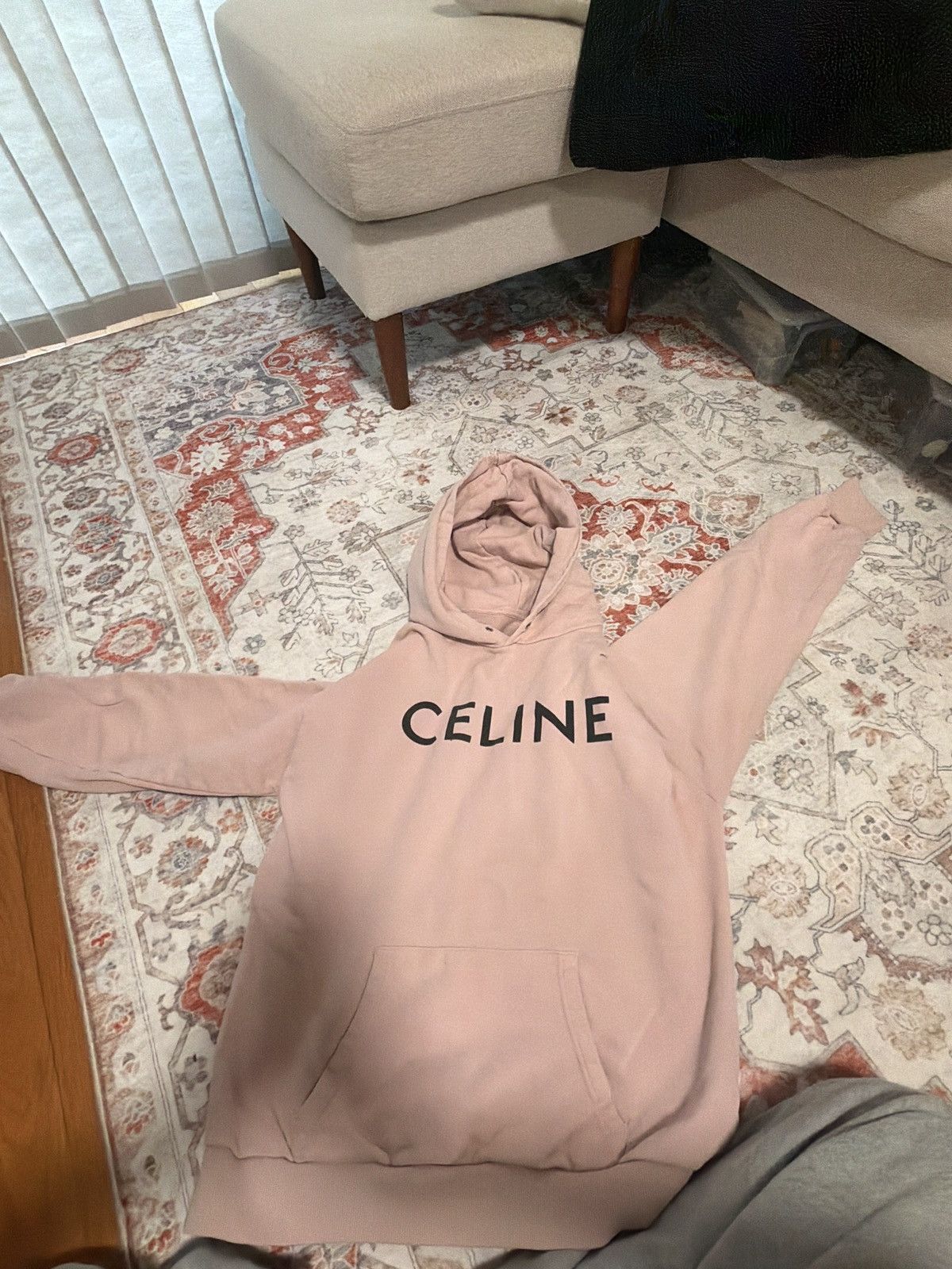 Celine Celine Pink Hoodie Size US M / EU 48-50 / 2 - 1 Thumbnail