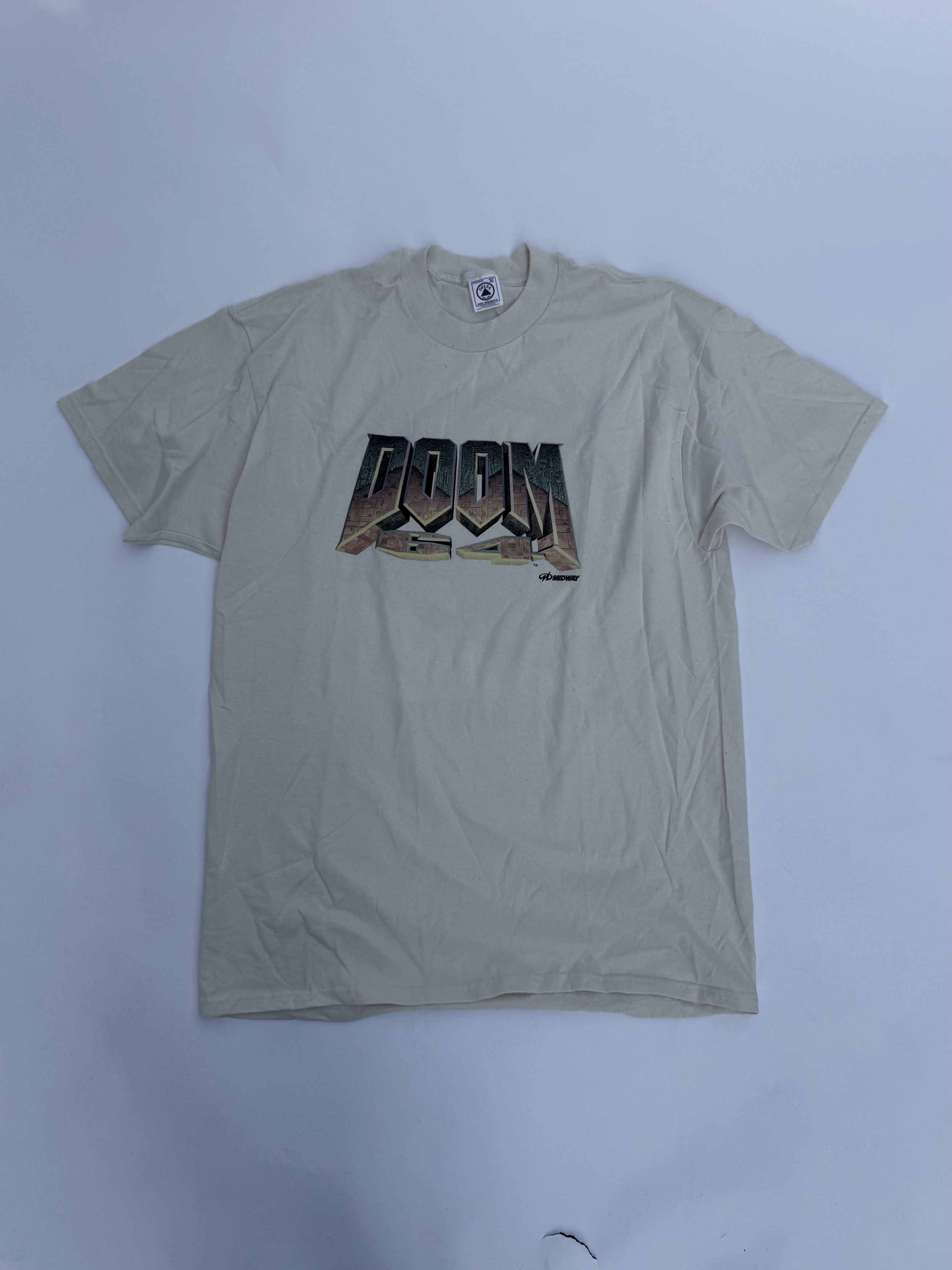 Vintage Vintage Doom N64 'Hell' T-Shirt Size US XL / EU 56 / 4 - 2 Thumbnail