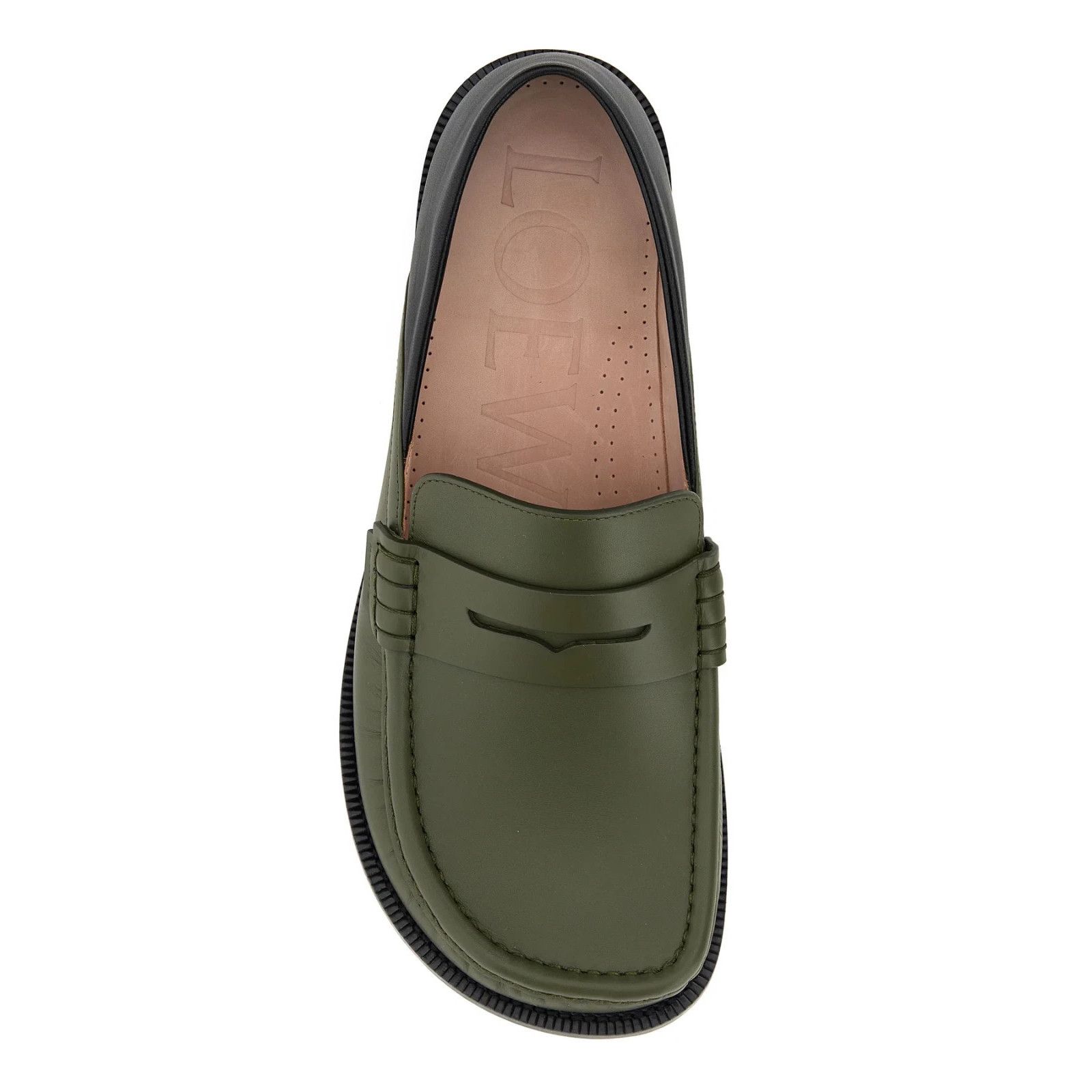 Loewe LOEWE Campo Flap Two-Tone Leather Loafers New & Authentic (M Size US 12 / EU 45 - 4 Thumbnail