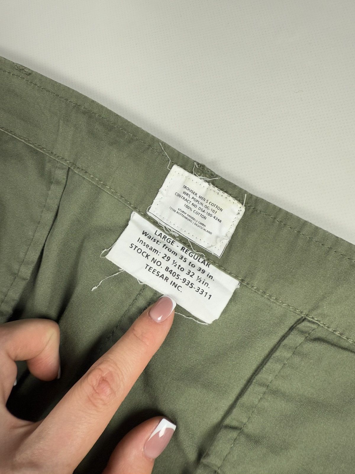 Vintage US Army Combat Tropical Men’s Cargo Pants Trousers Size 35 Size US 35 - 12 Thumbnail