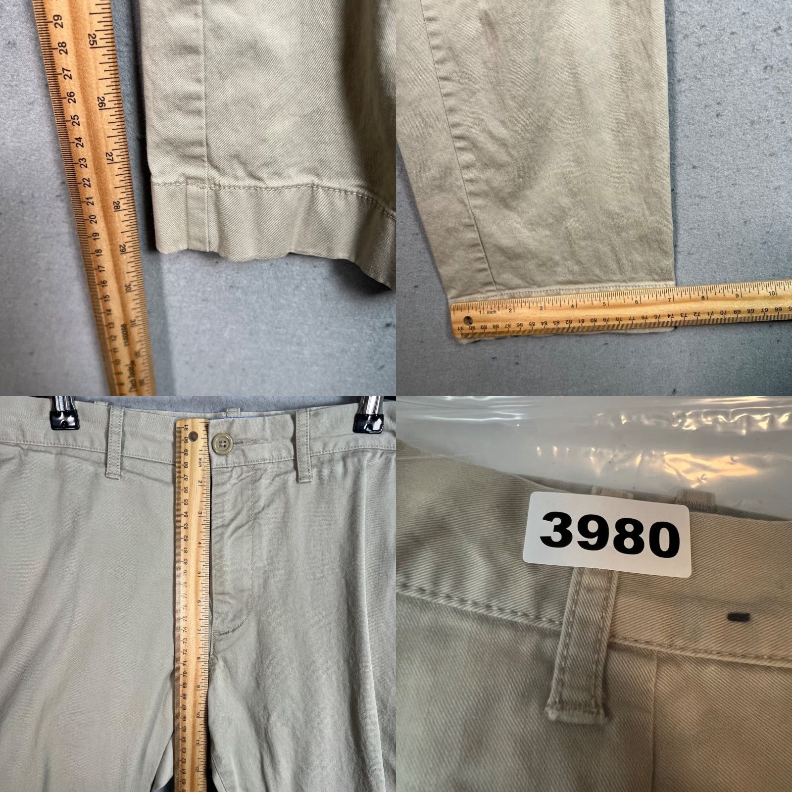J.Crew J. Crew Mens Chino Pants Straight Leg Khaki Beige 34 Flat Front Stretch Casual Trousers Adult Mens 34 Size US 34 / EU 50 - 8 Thumbnail