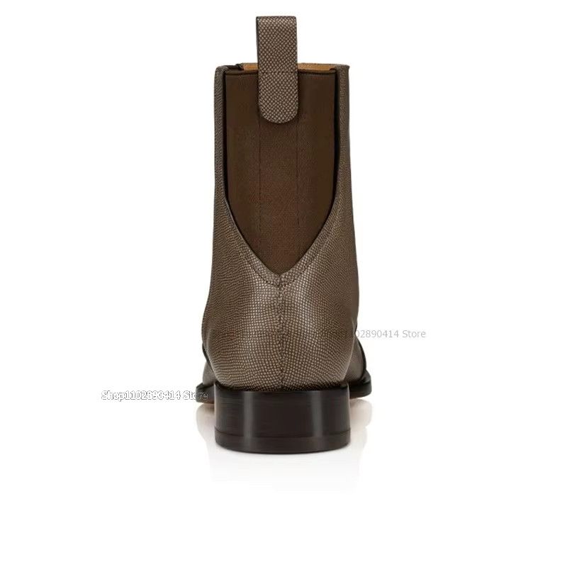 Christian Louboutin o1bcso1str1024 Boabi Chelsea Flat in Brown Size US 12 / EU 45 - 2 Thumbnail
