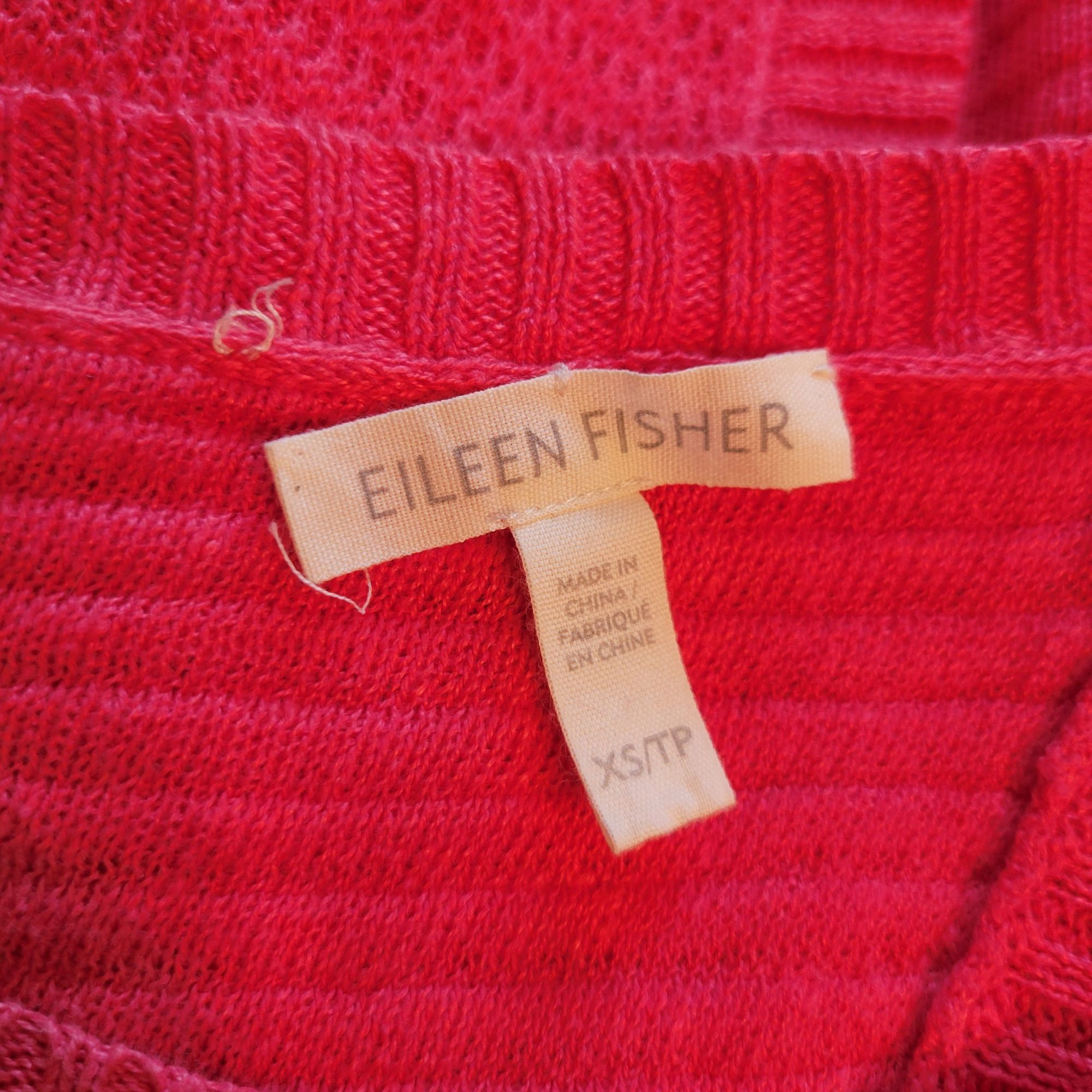 Eileen Fisher Eileen Fisher Coral Waffle Knit Open Cardigan Sweater XS Org Size XS / US 0-2 / IT 36-38 - 4 Thumbnail