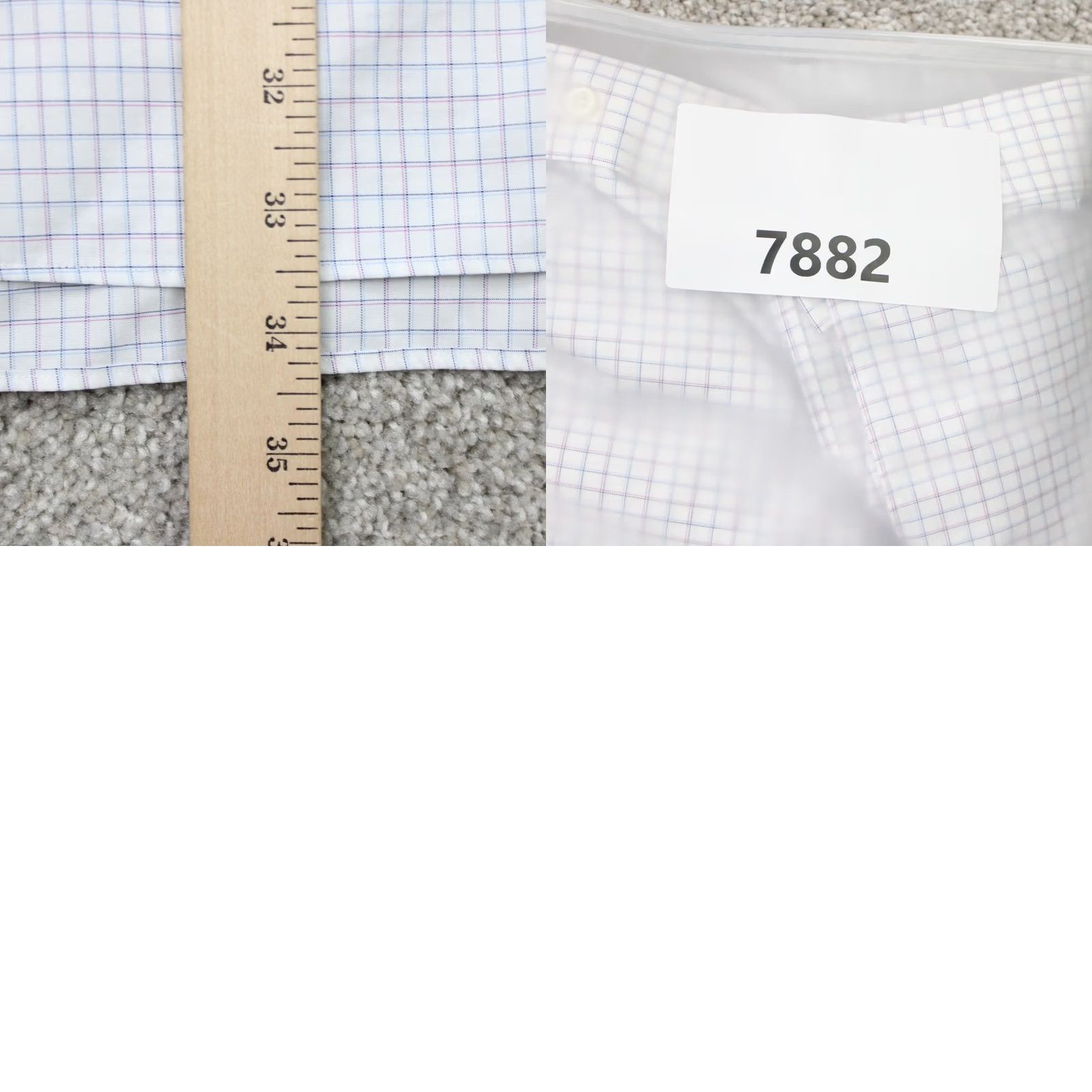 Jos. A. Bank Jos. A. Bank Shirt Mens 20 Blue/White Traveler Traditional Fit Cotton L/S Dress Shirt Size US XXL / EU 58 / 5 - 9 Thumbnail