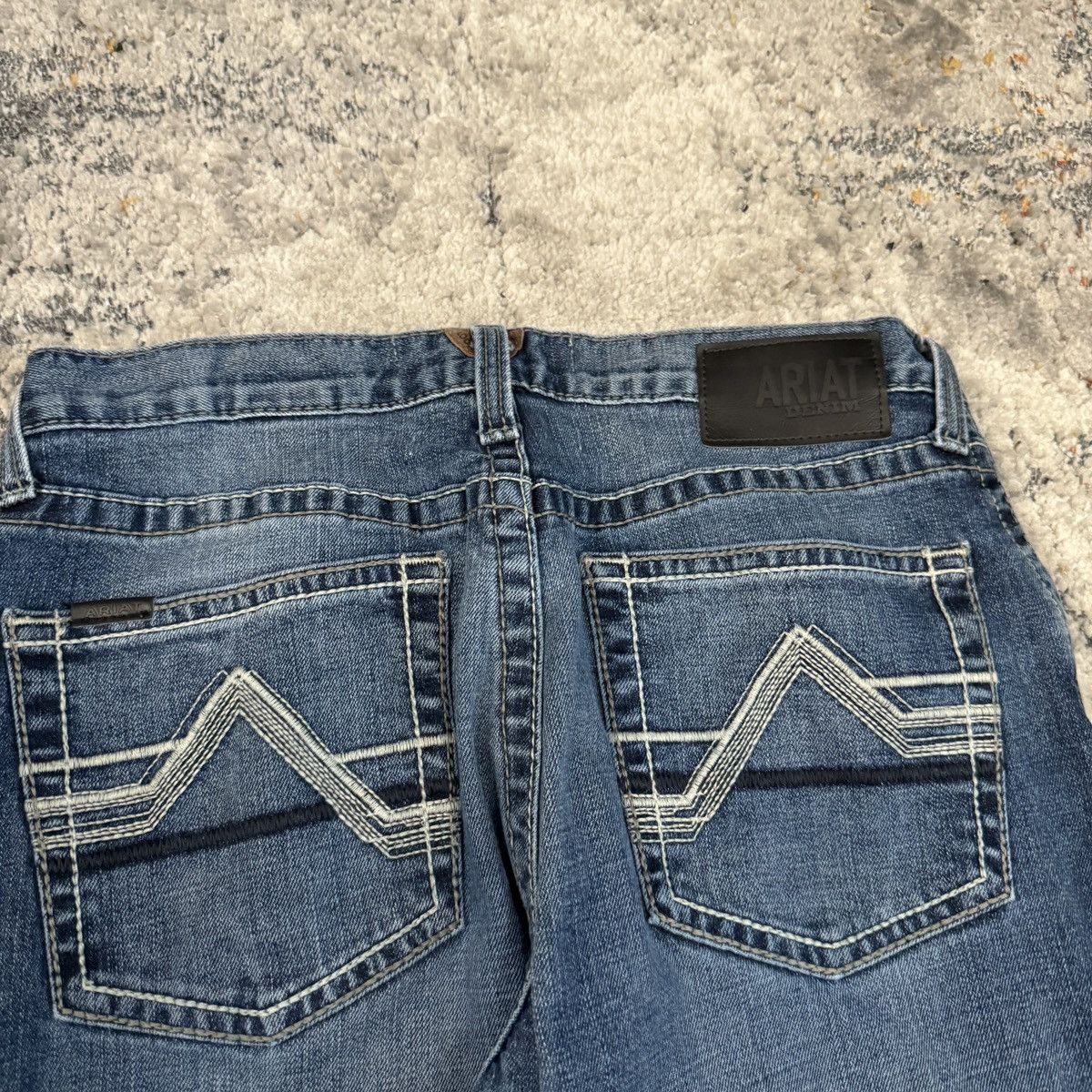 Ariat × JNCO × Vintage Essential Vintage y2k Ariat wide leg boot cut cybergoth jean Size US 32 / EU 48 - 3 Thumbnail