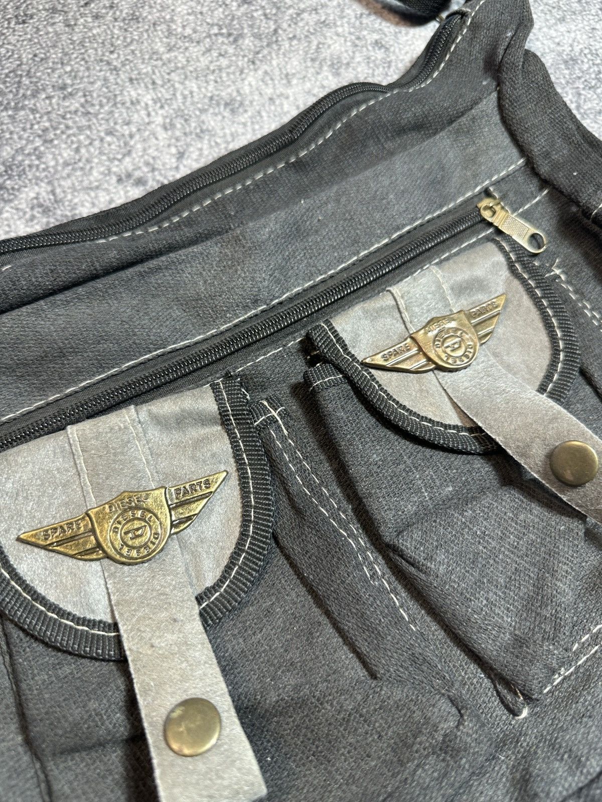 Diesel × Vintage Y2K Vintage Diesel Cross Body Bag Avant Garde Style USA Size ONE SIZE - 2 Thumbnail