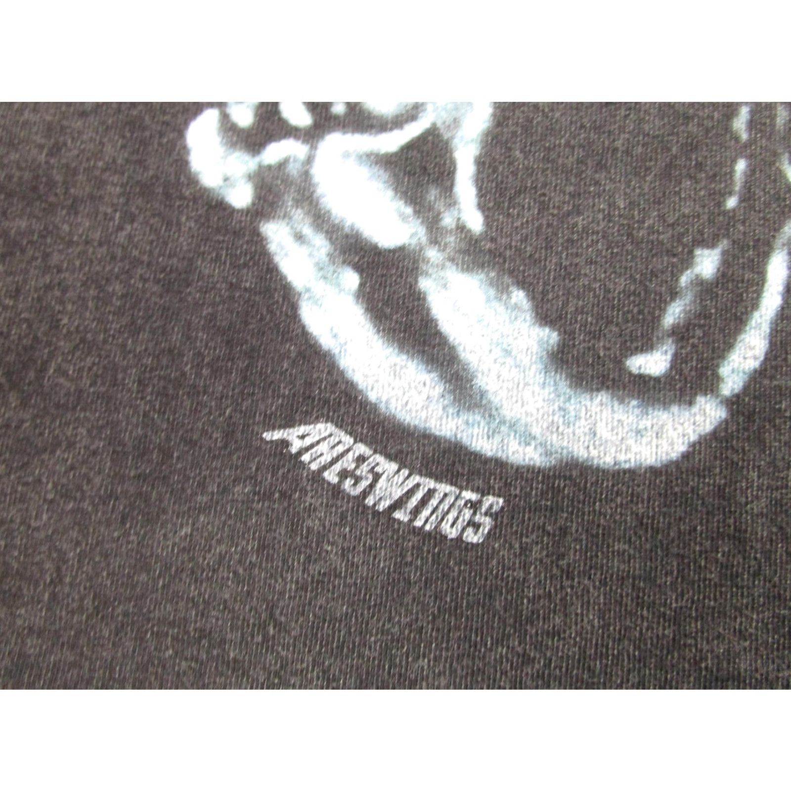 Vintage NEVSTUDIO Korn Shirt XL Black Graphic Tee Rock Skeleton Hands Mens Size US XL / EU 56 / 4 - 4 Thumbnail