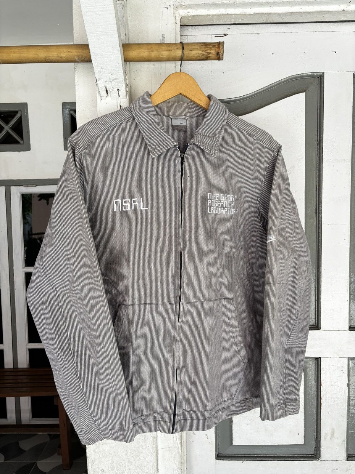 Nike RARE! Vintage 2000’s Worn Nike NSAL Jacket Size US L / EU 52-54 / 3 - 1 Thumbnail