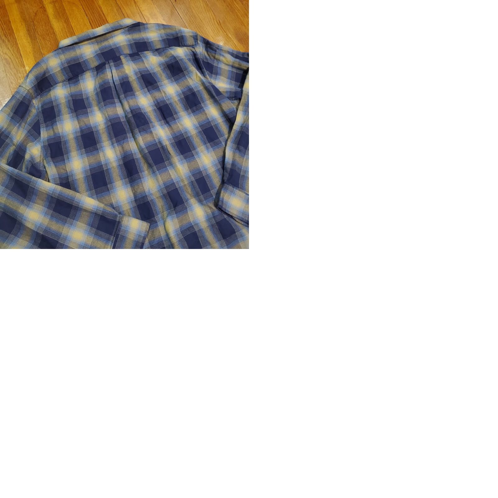 Vintage ROWM Flannel Shirt Button-Up Open Road Brown Blue Plaid Mens 3XT Tall New Size US XXL / EU 58 / 5 - 9 Thumbnail