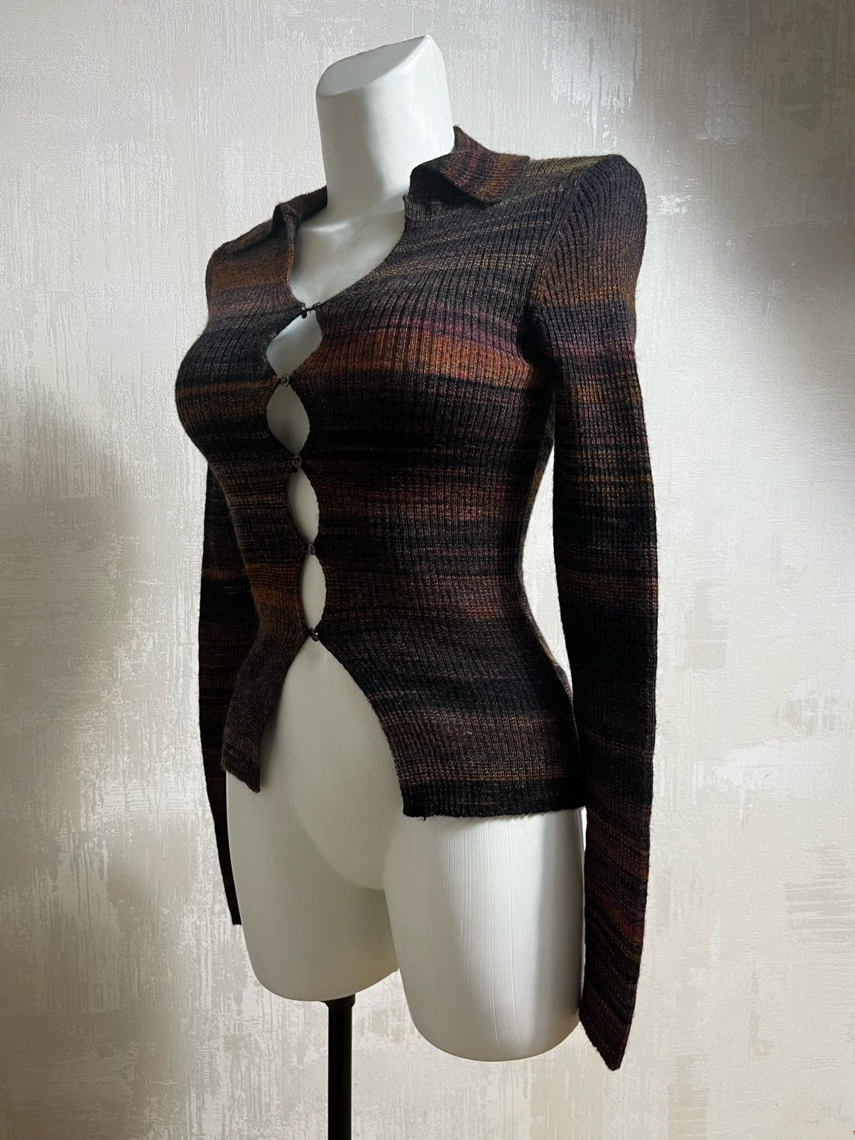 Paloma Wool Paloma Wool Cut-Out Knit Cardigan Size XS / US 0-2 / IT 36-38 - 7 Thumbnail