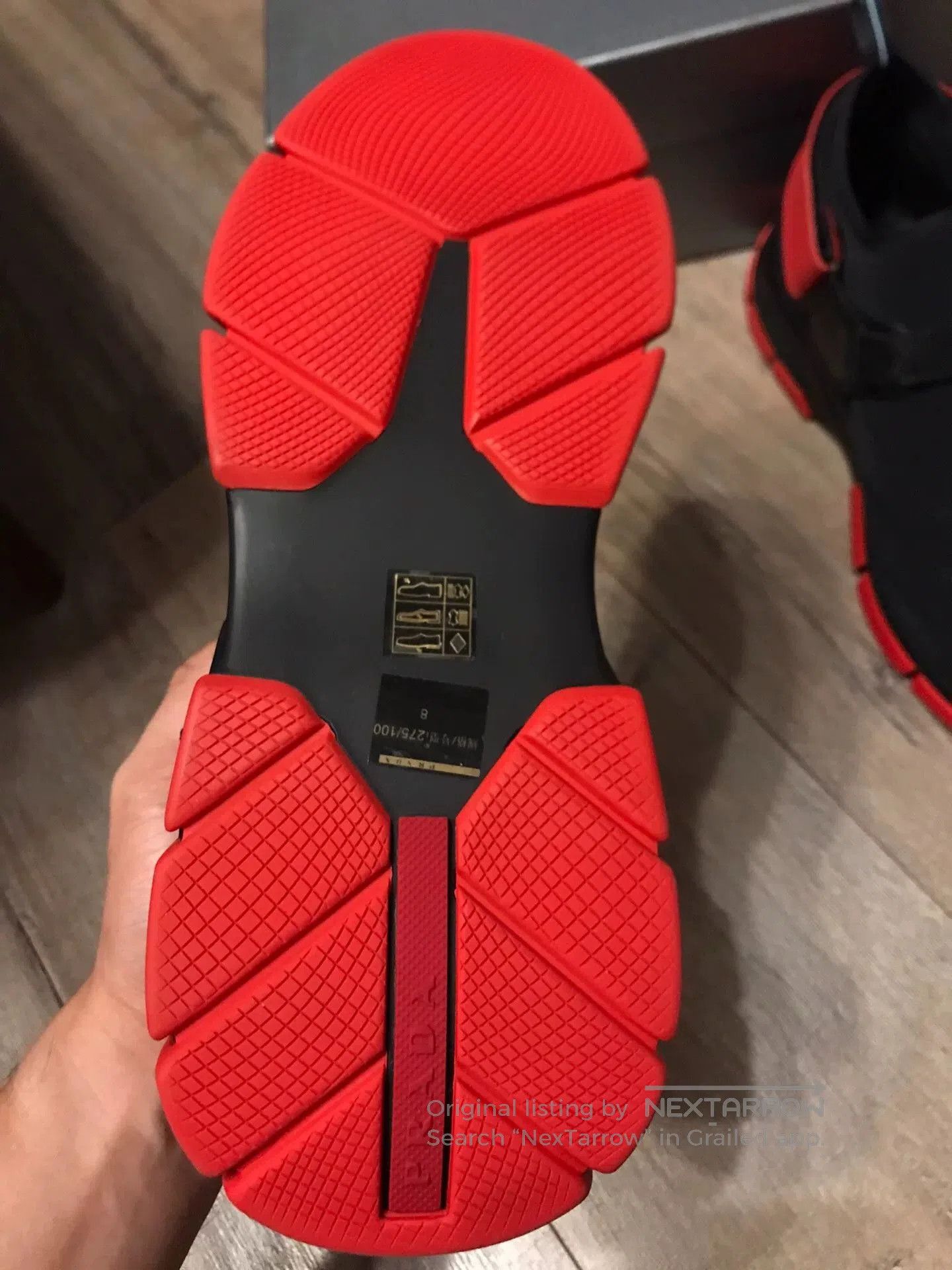 Prada Prada Black Red Magic Buckle Casual Shoes. Size US 9 / EU 42 - 4 Thumbnail
