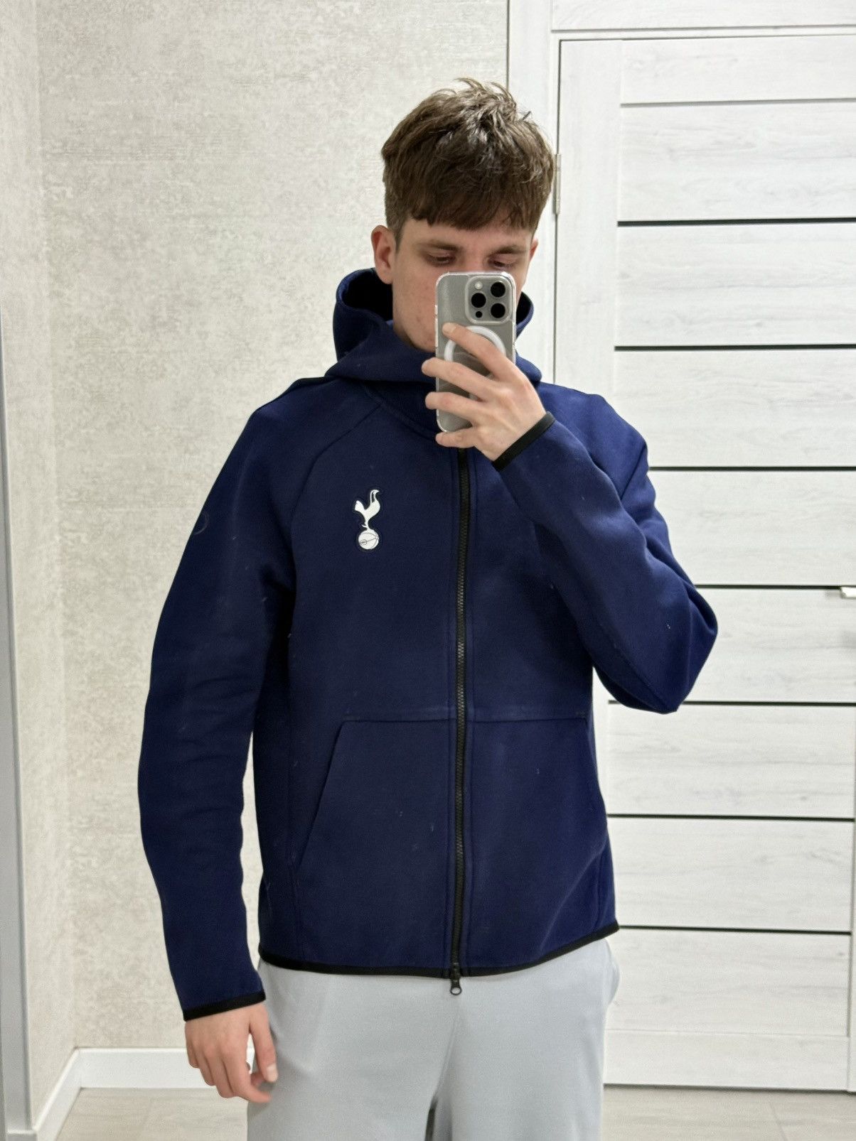 Nike Nike Tech Fleece Tottenham Hotspur Full Zip Hoodie Drill Y2K Size US M / EU 48-50 / 2 - 8 Thumbnail