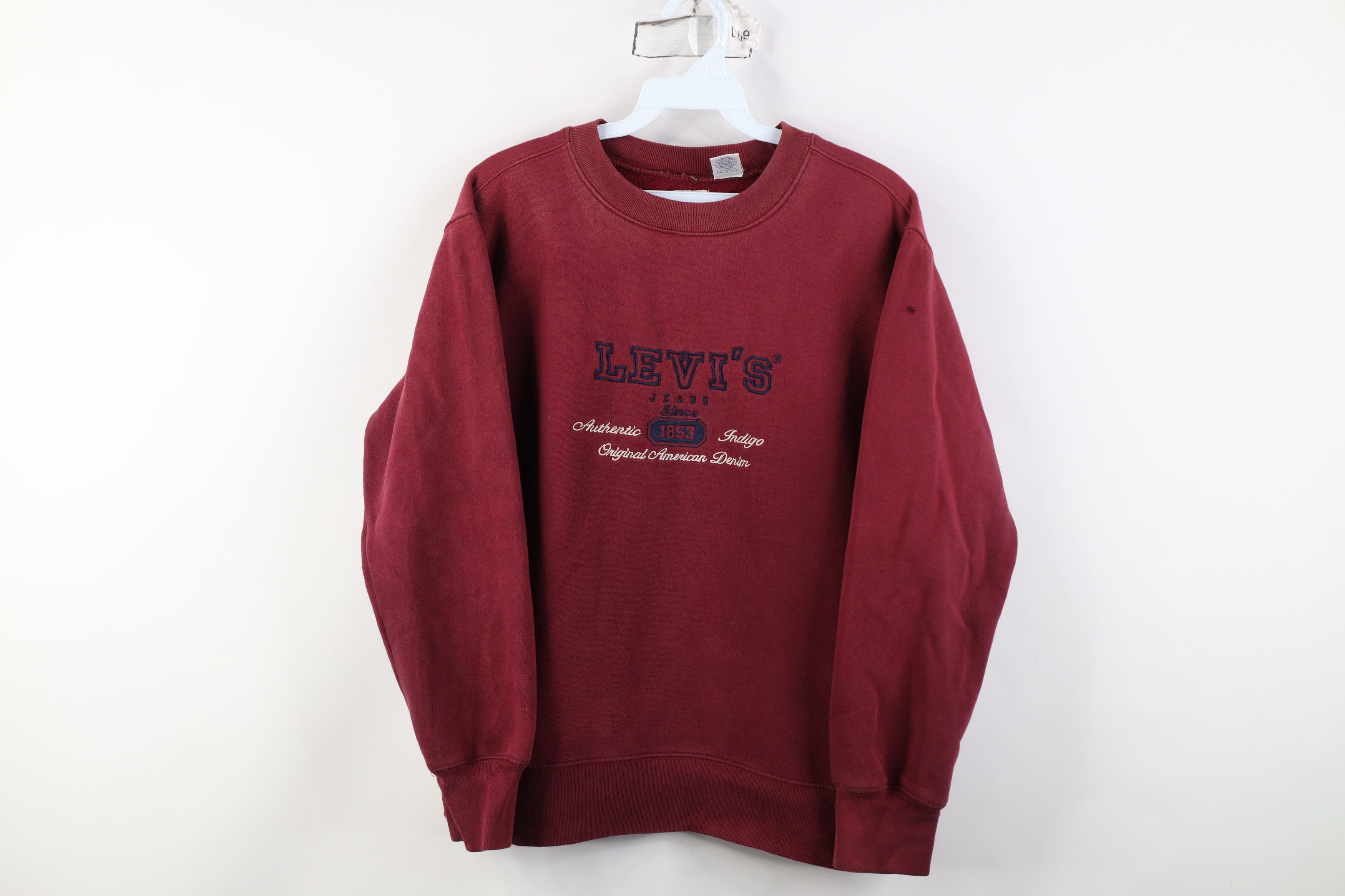 Levi's Vintage 90s Levis Sun Faded Spell Out Crewneck Sweatshirt Size L / US 10 / IT 46 - 1 Thumbnail