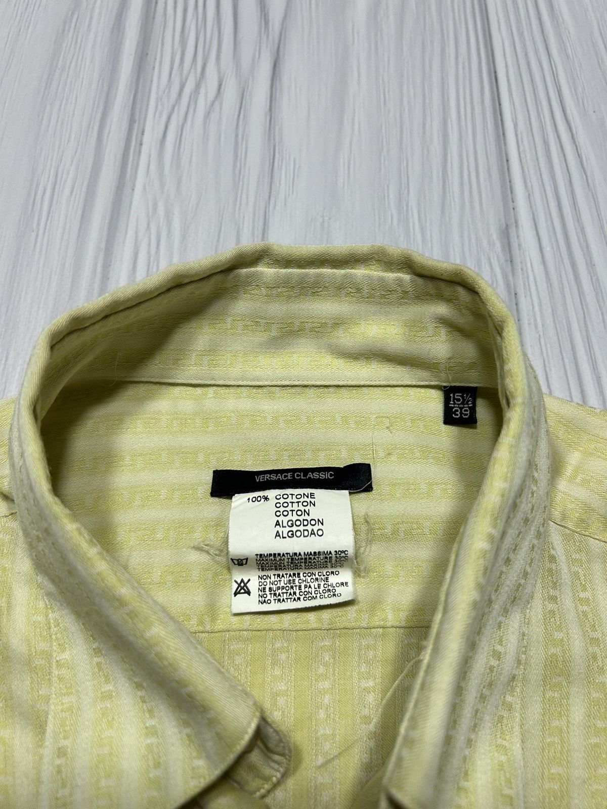 Versace RARE Versace Classic Monogram Shirt Size US L / EU 52-54 / 3 - 6 Thumbnail