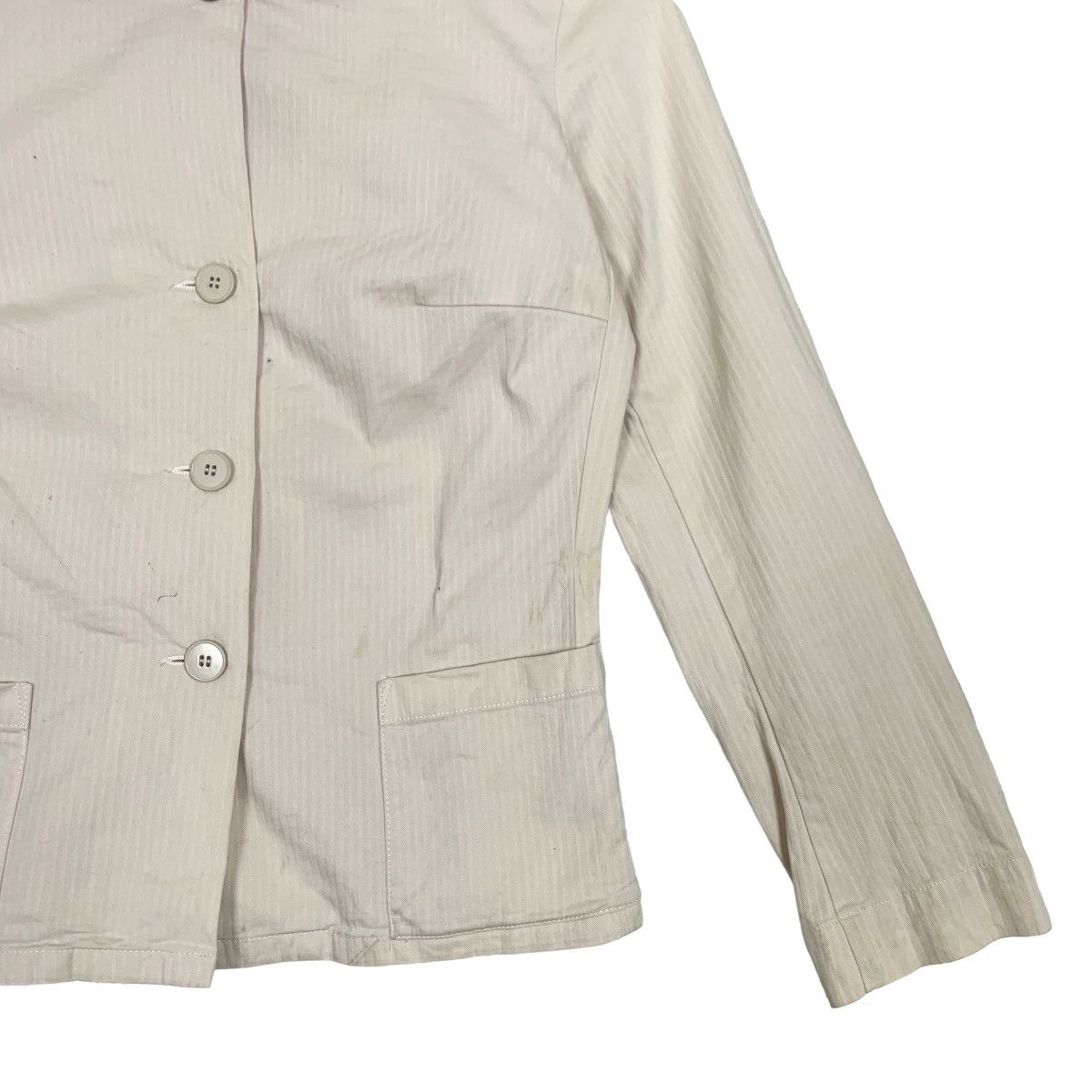 Designer × agnes b. Vintage Agnes B. Paris Women Light Jacket Size 36 / XS Size XS / US 0-2 / IT 36-38 - 6 Thumbnail