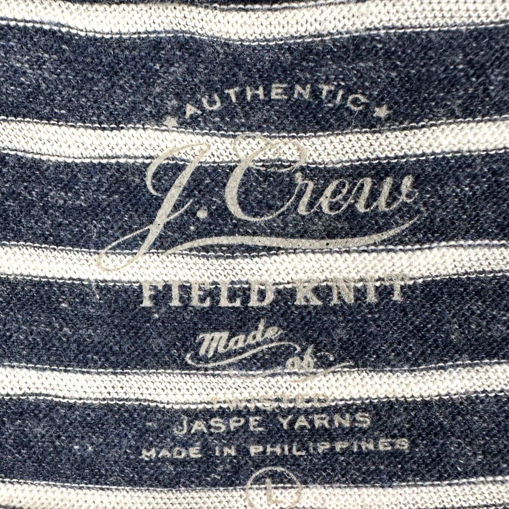J.Crew J Crew Shirt Womens Large White Stripe Short Sleeve Crewneck Tee Size L / US 10 / IT 46 - 4 Thumbnail