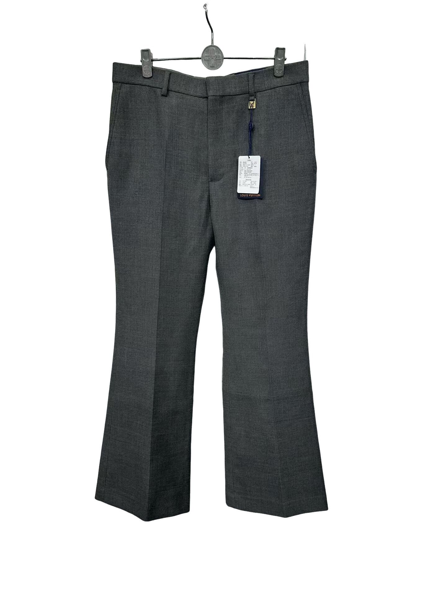Louis Vuitton Louis Vuitton Gray Flared Trousers Size 50 Size US 34 / EU 50 - 1 Thumbnail