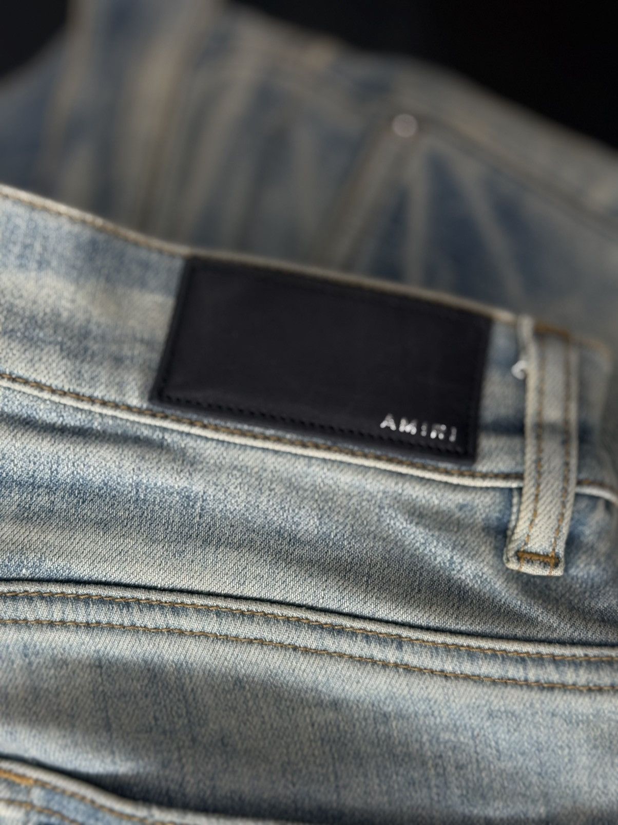 Amiri Amiri Blue Jeans Cheetah Patch Rare Size 30 Flawless 🧼 Size US 30 / EU 46 - 11 Thumbnail
