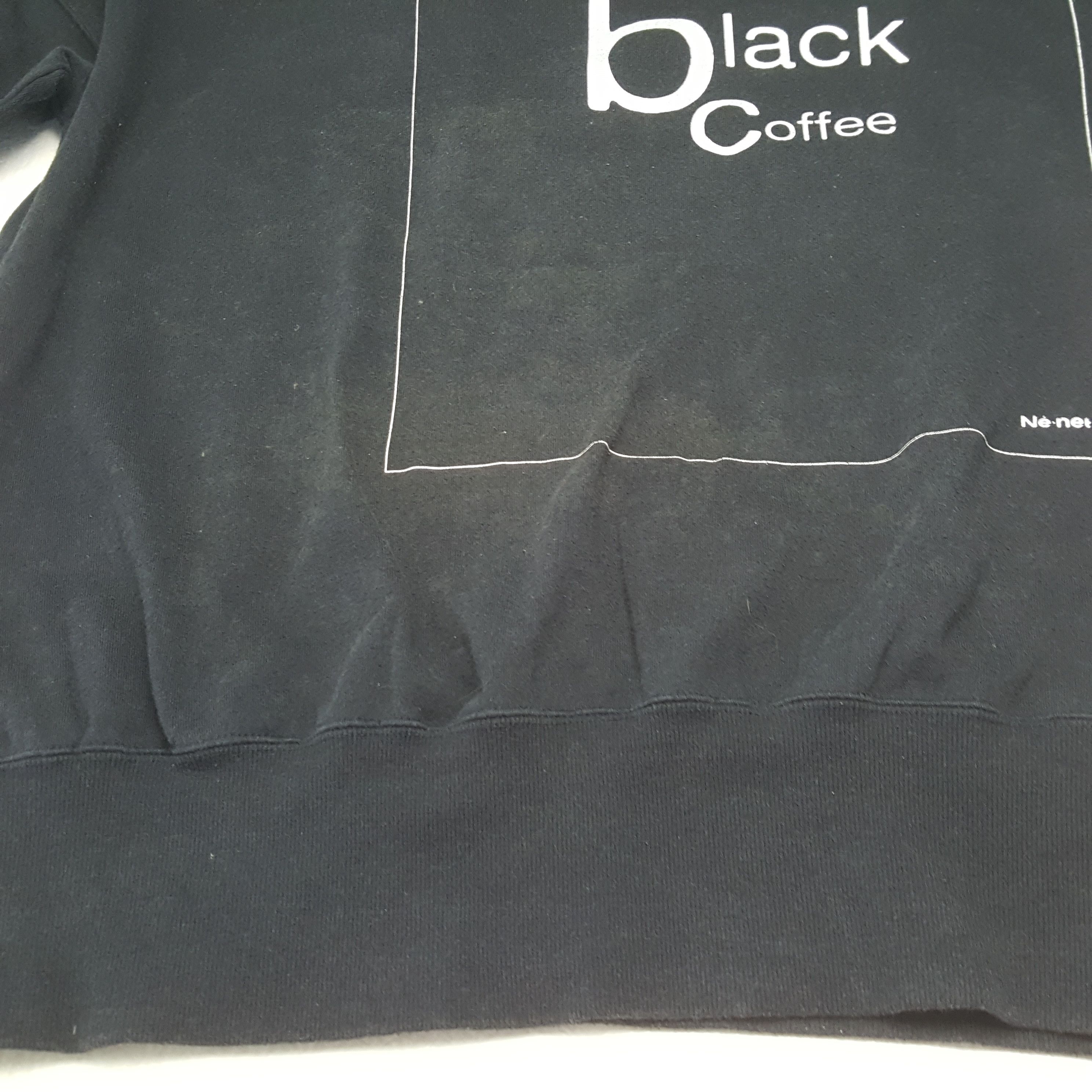 Ne-Net Ne-net Black Coffee by Issey Miyake Sweatshirt RR24 Size US M / EU 48-50 / 2 - 7 Thumbnail