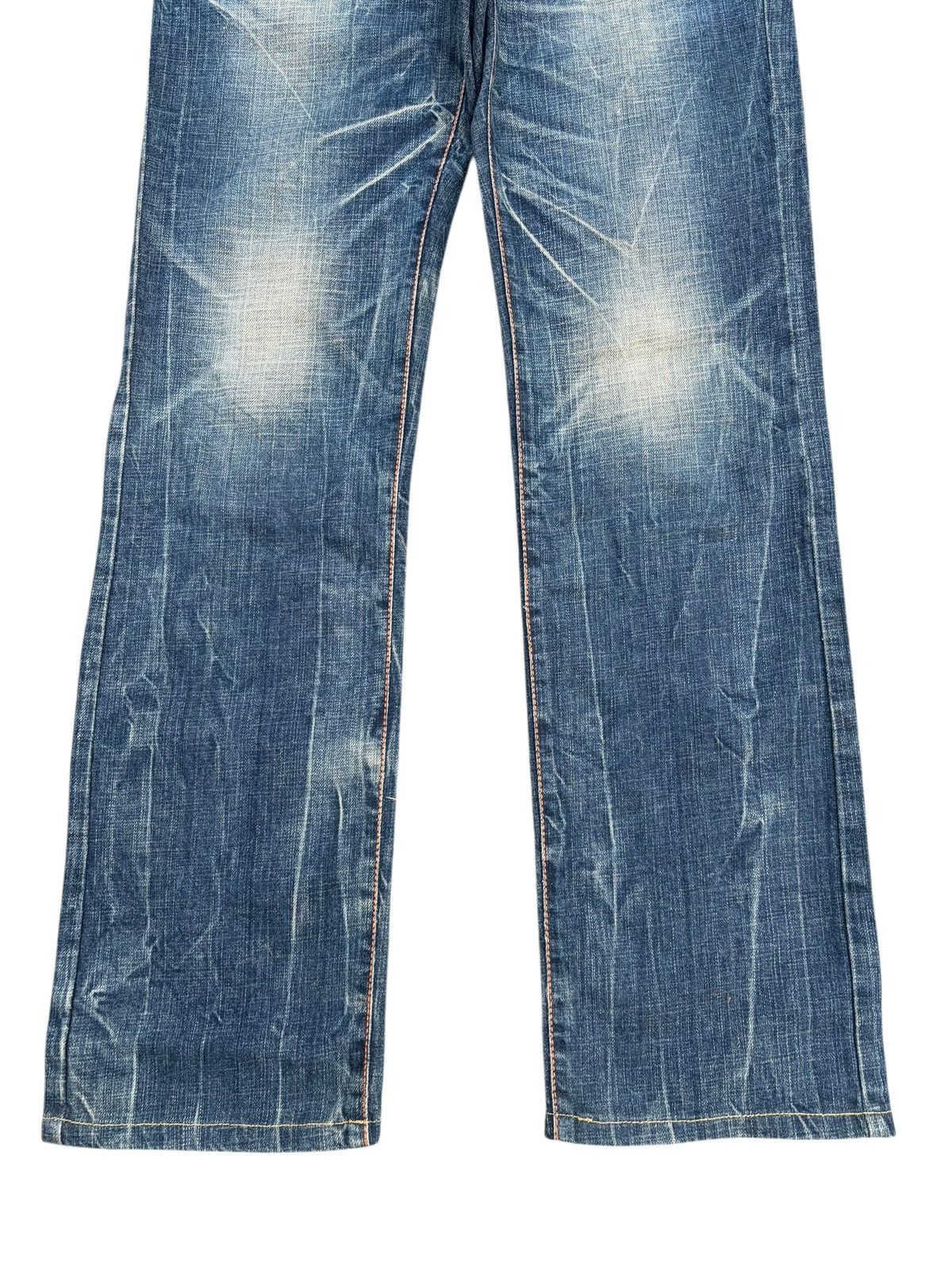 Tornado Mart RED PEPPER RUSTY CLAWNMARK JAPANESE PUNK DISTRESSED DENIM Size US 32 / EU 48 - 5 Thumbnail