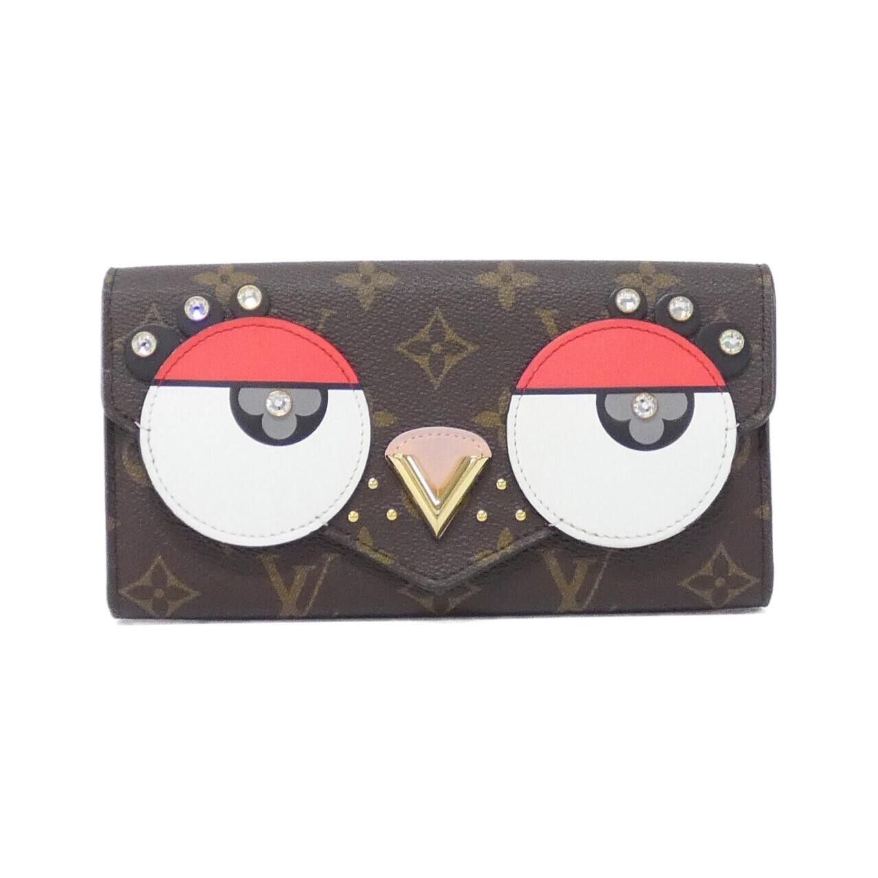 Louis Vuitton Louis Vuitton Portefeuille Sarah Monogram Long Wallet Canvas Long Wallet M64464 DUTY FREE for USA