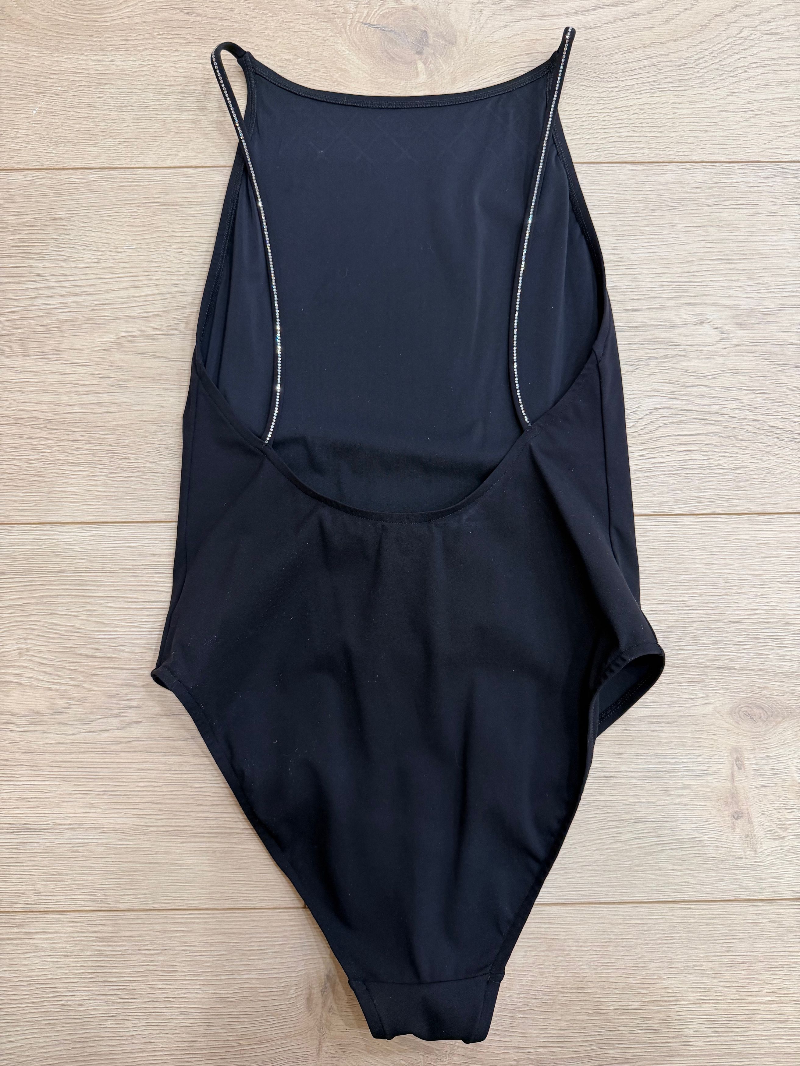 Chanel 23C Silver Crystal CC Logo One Piece Swimsuit Bathingsuit 38 Size XS / US 0-2 / IT 36-38 - 11 Thumbnail
