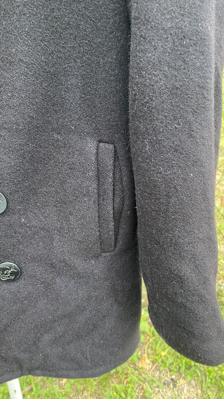 Schott Schott N.Y.C. Wool Pea Coat Jacket 740N US Navy Mens Size US XXS / EU 40 - 16 Thumbnail